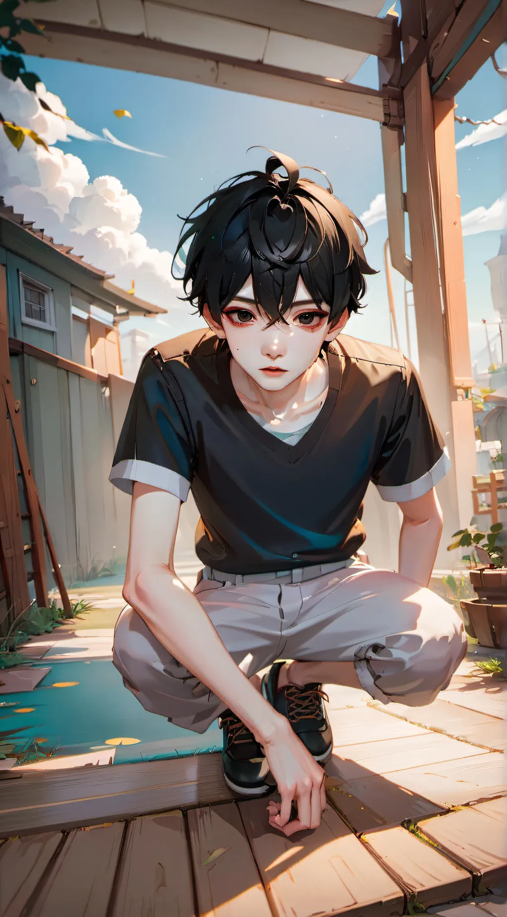 ai character: Luke background