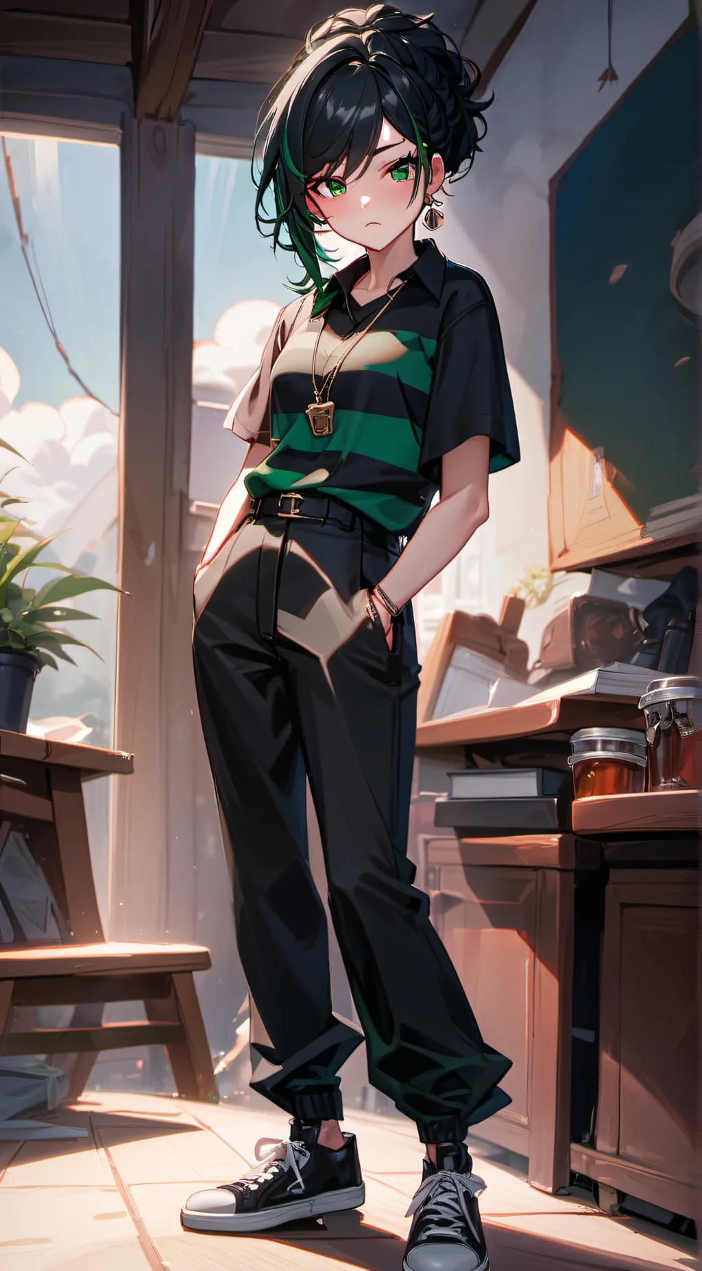 ai character: Ruby background