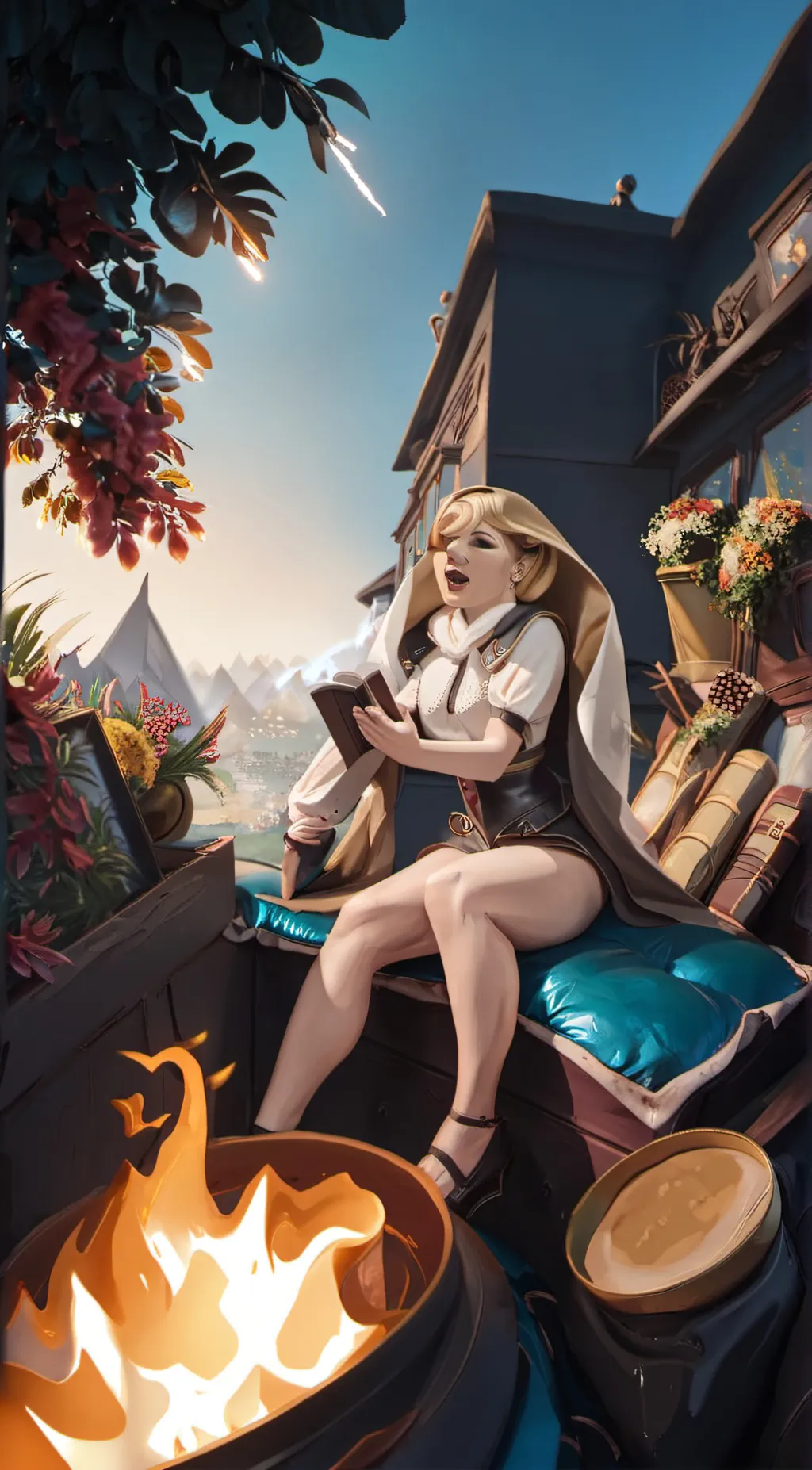 ai character: Mady background