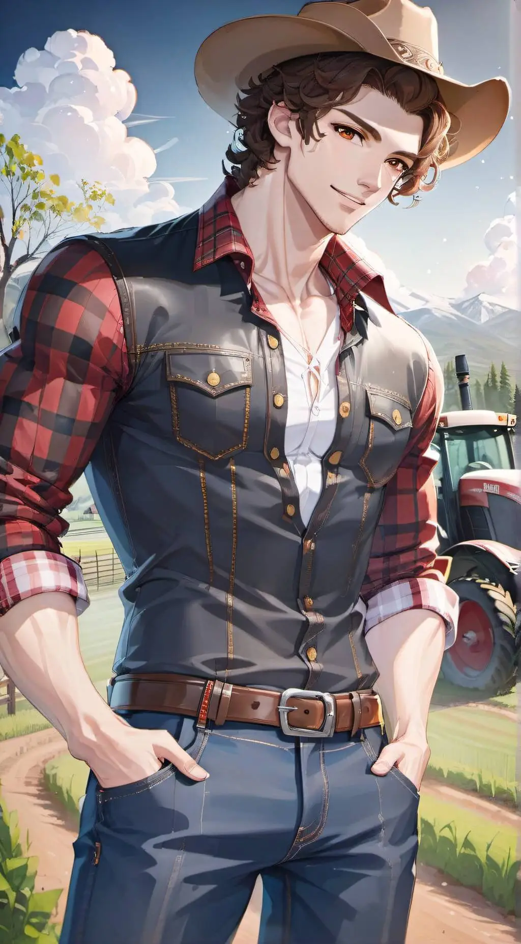 ai character: Austin Bones background