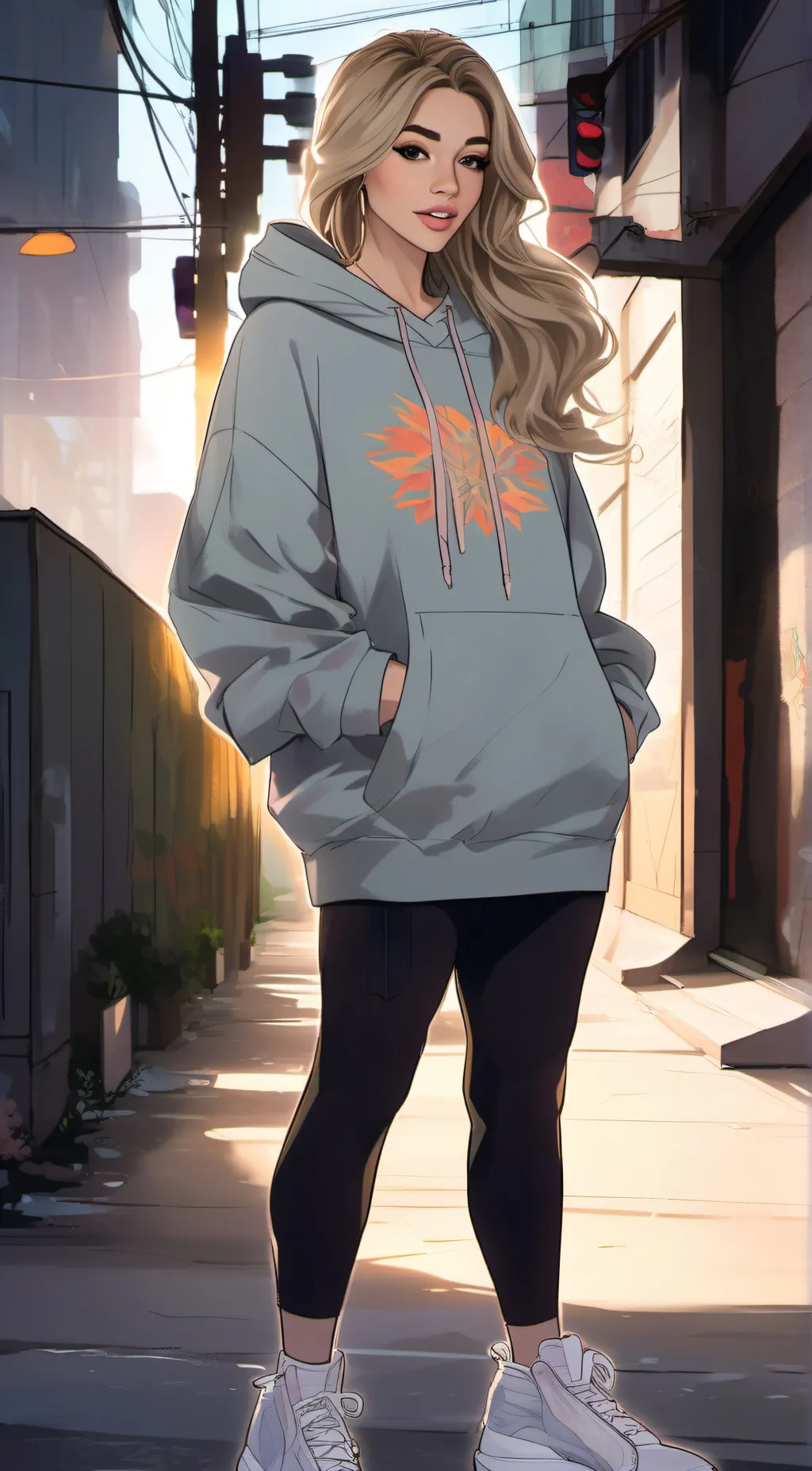 ai character: Kinsley background