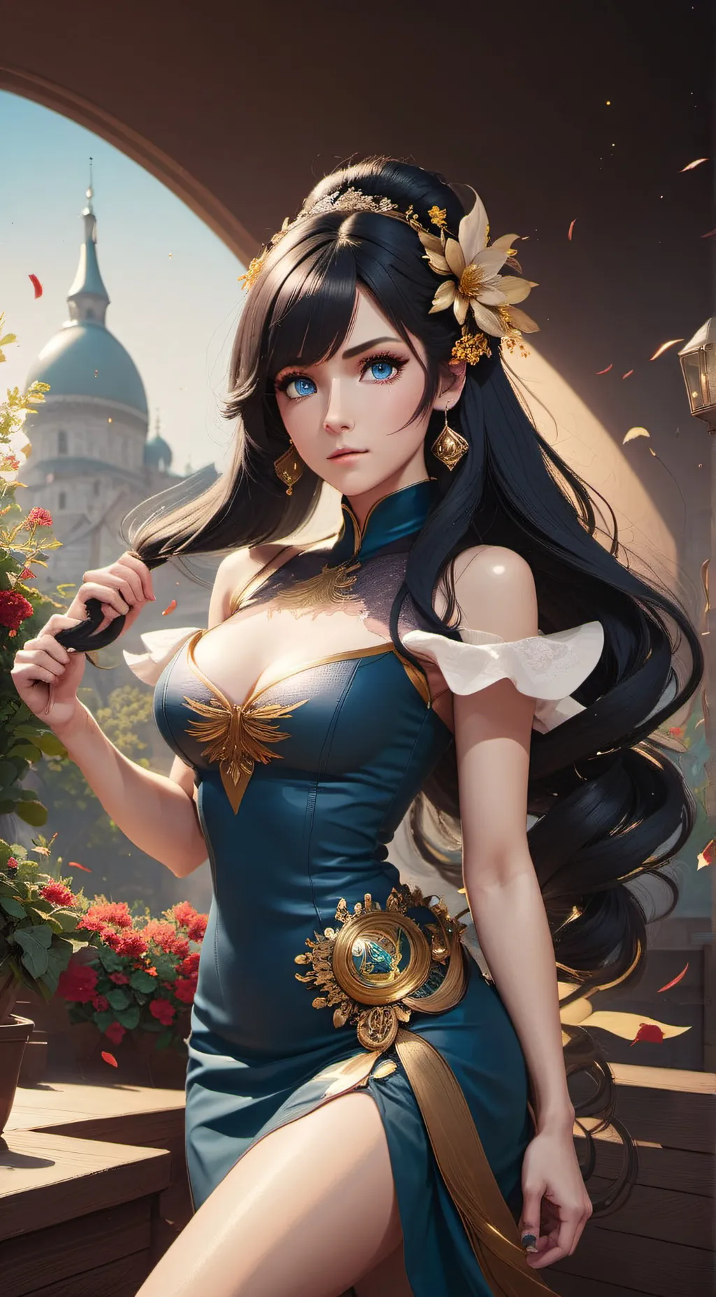 ai character: emily:) background