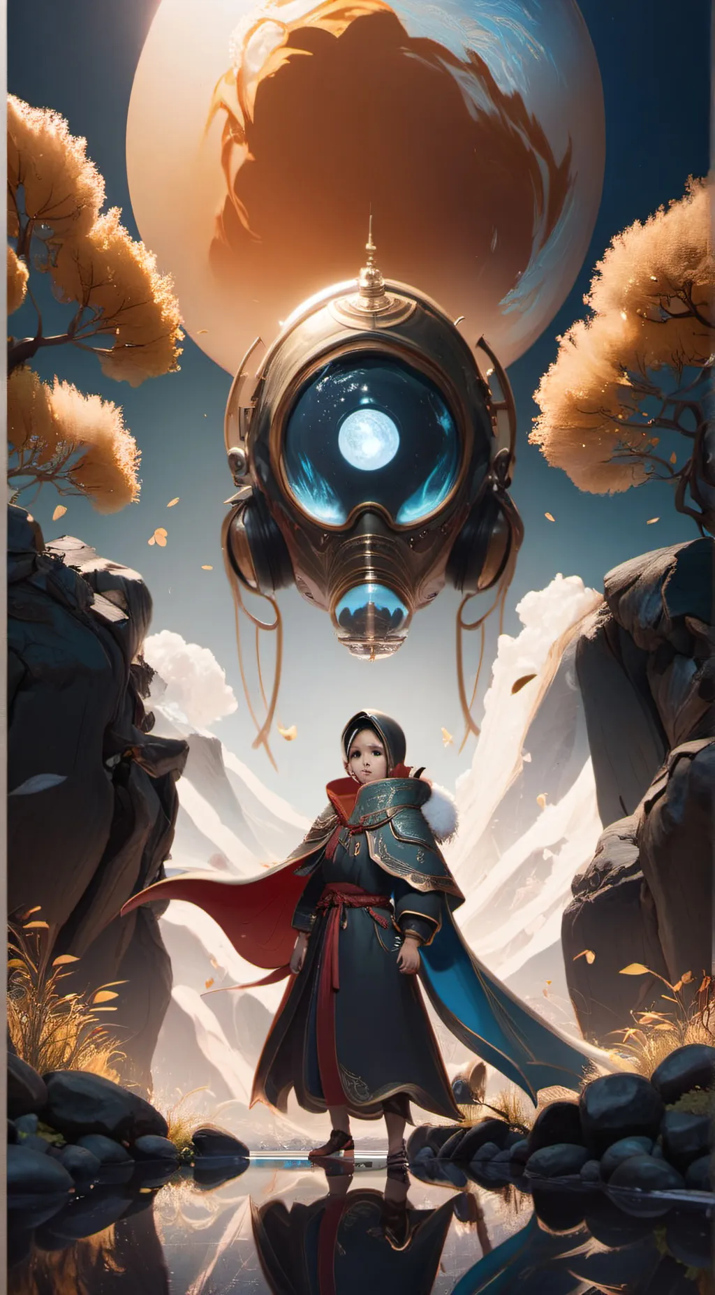 ai character: love background