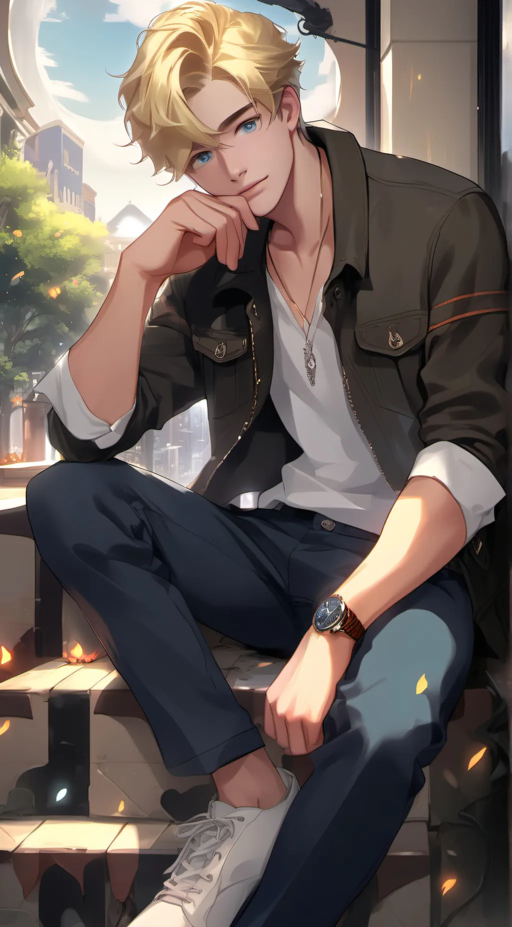 ai character: Alex  background