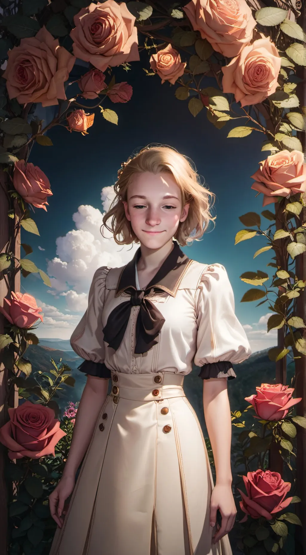 ai character: amelia rose background