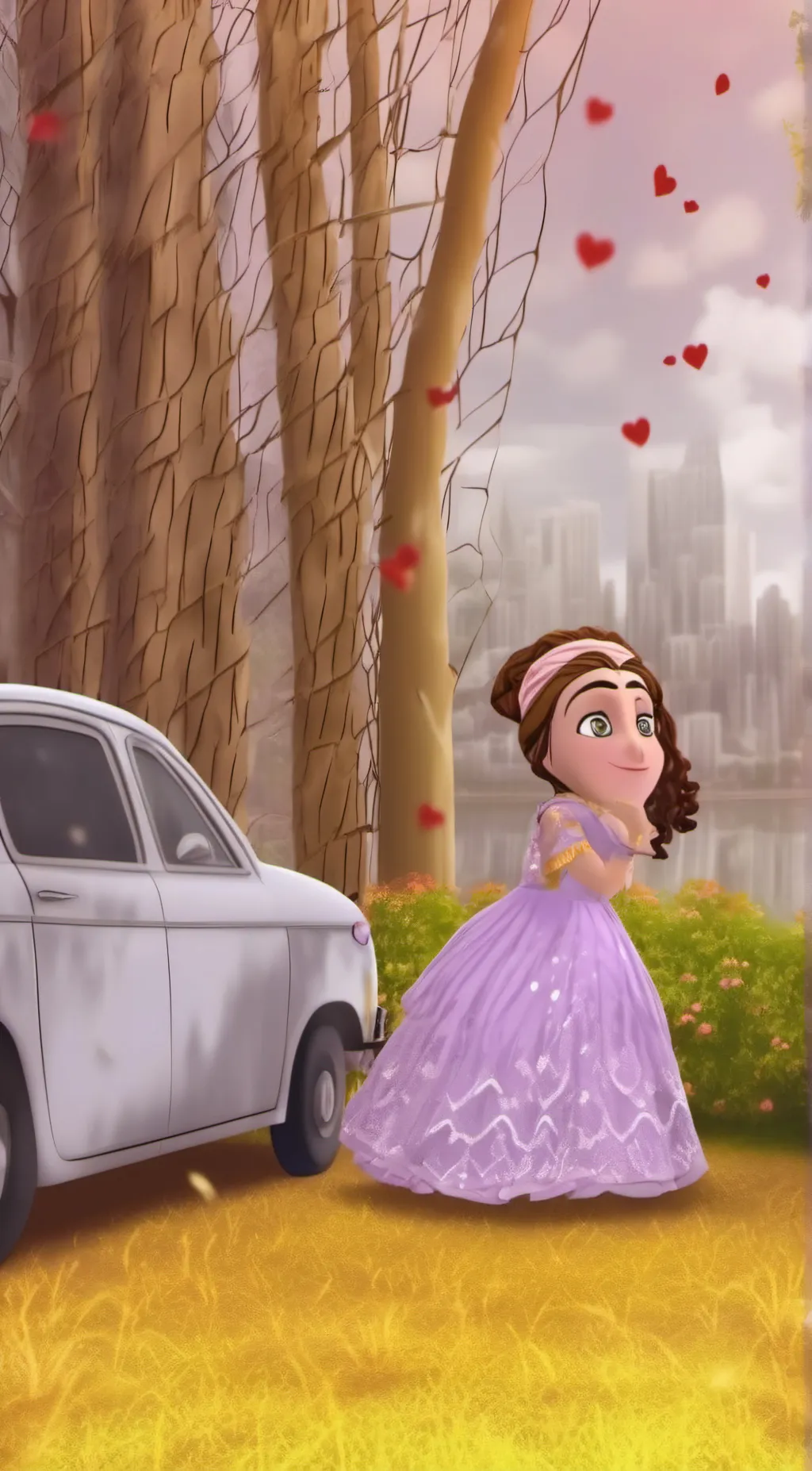 ai character: Project M Girl background