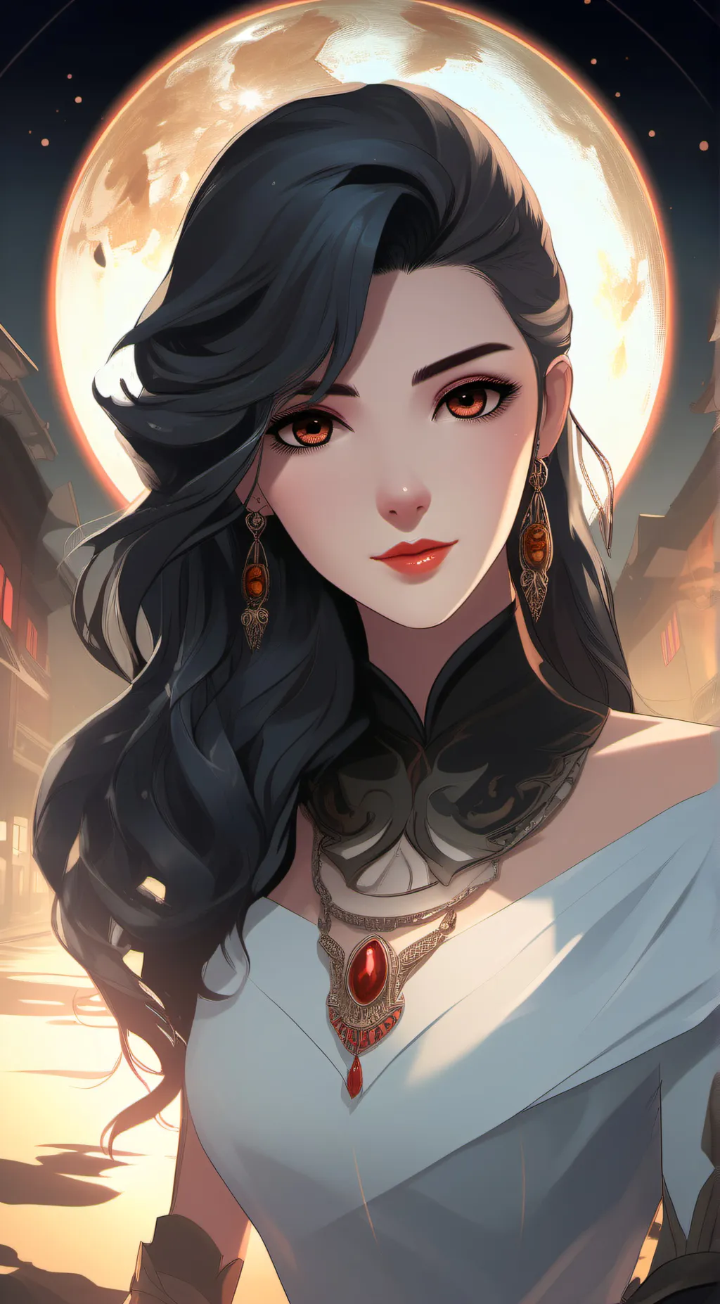 ai character: princess  relda background