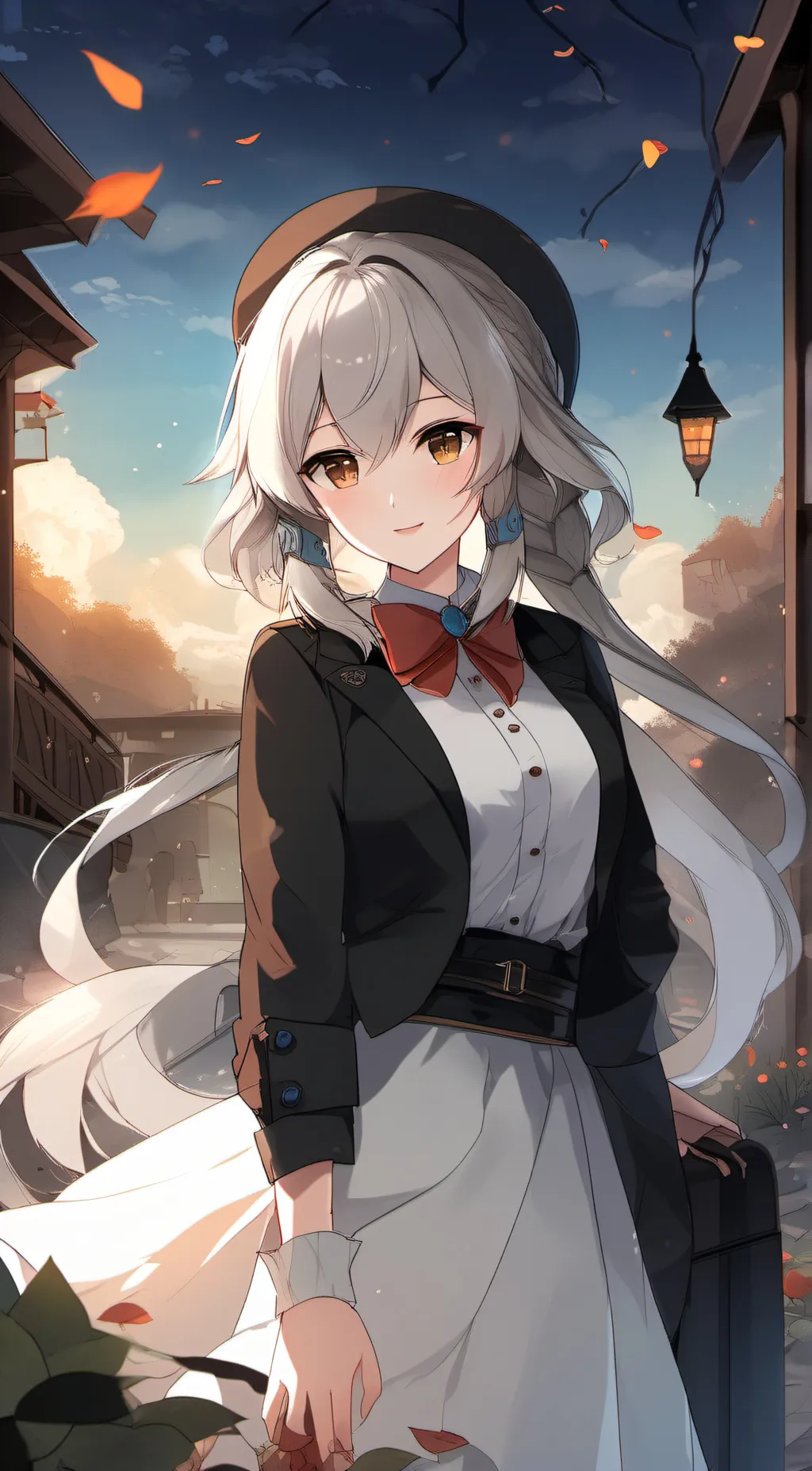 ai character: Hi  background