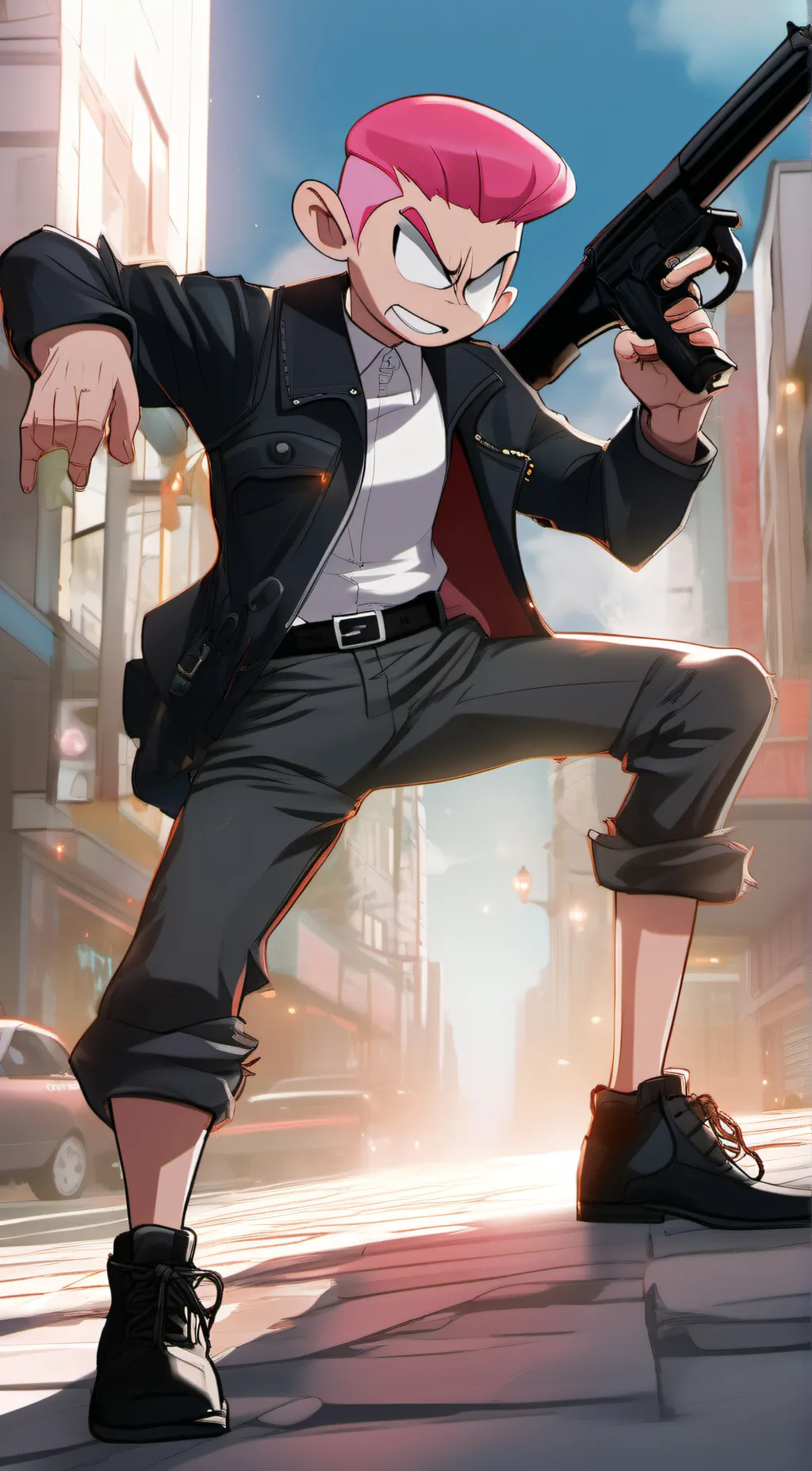 ai character: Dside pico  background