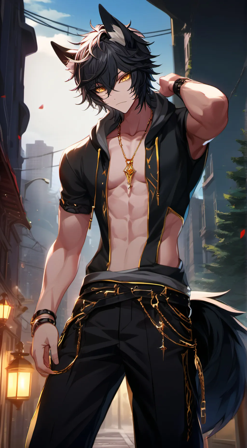 ai character: Kiba  background