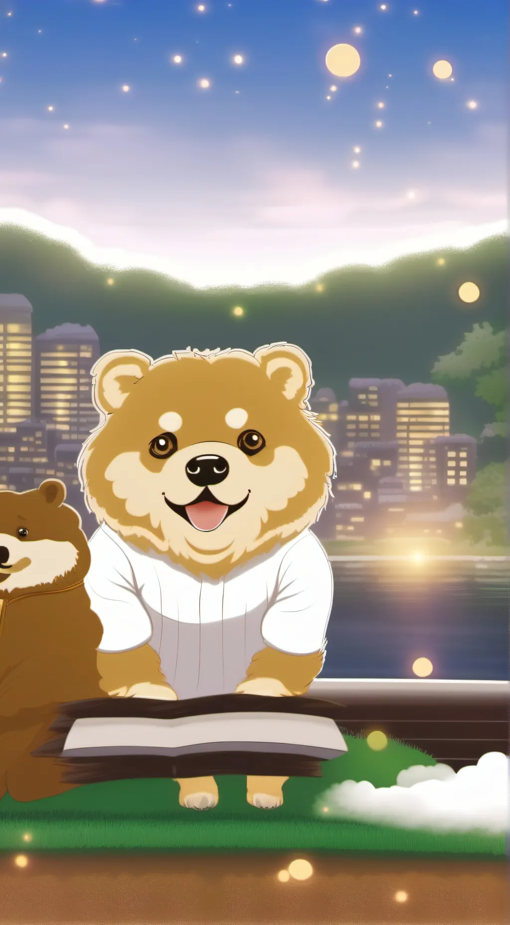 ai character: Stray background