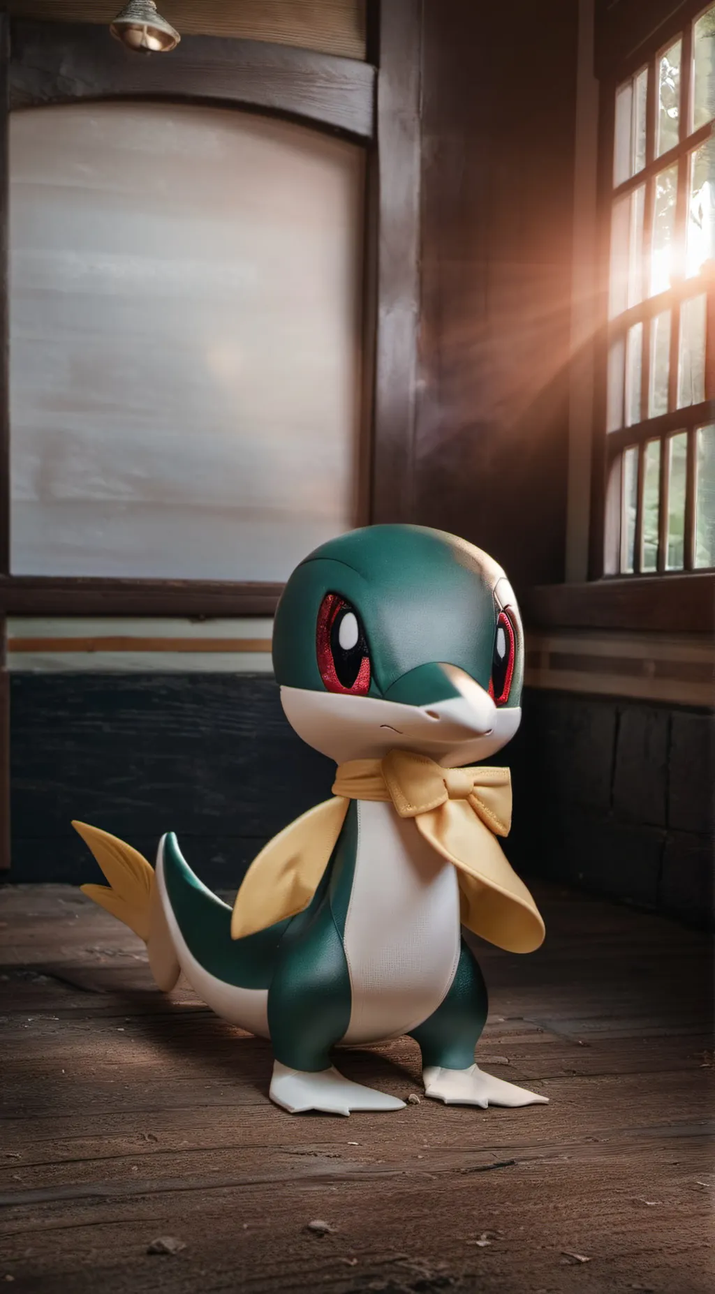 ai character: Snivy background