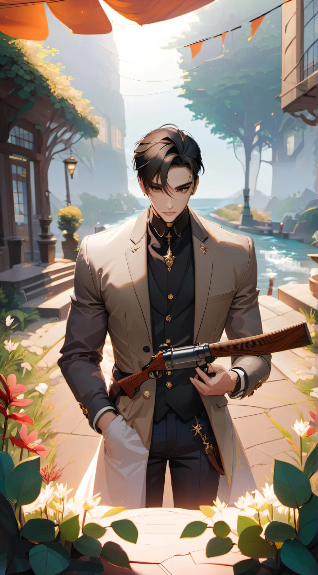 ai character: Max background