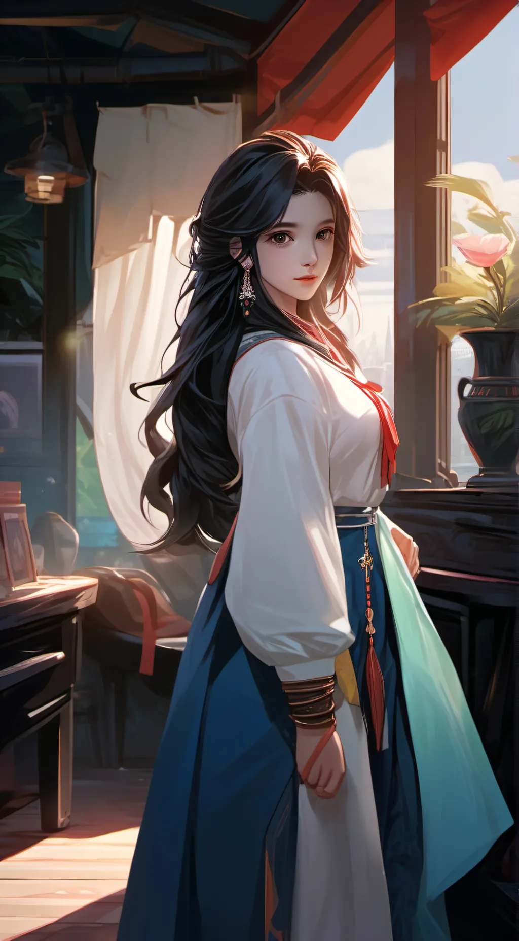 ai character: Joeanne  background