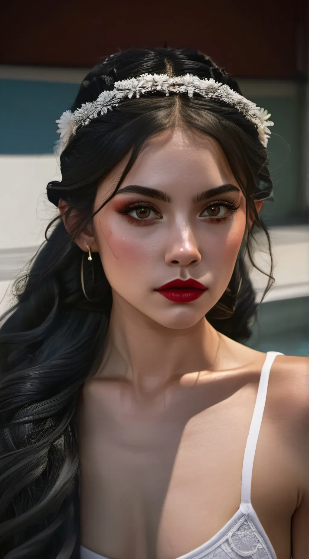 ai character: Veronica  background