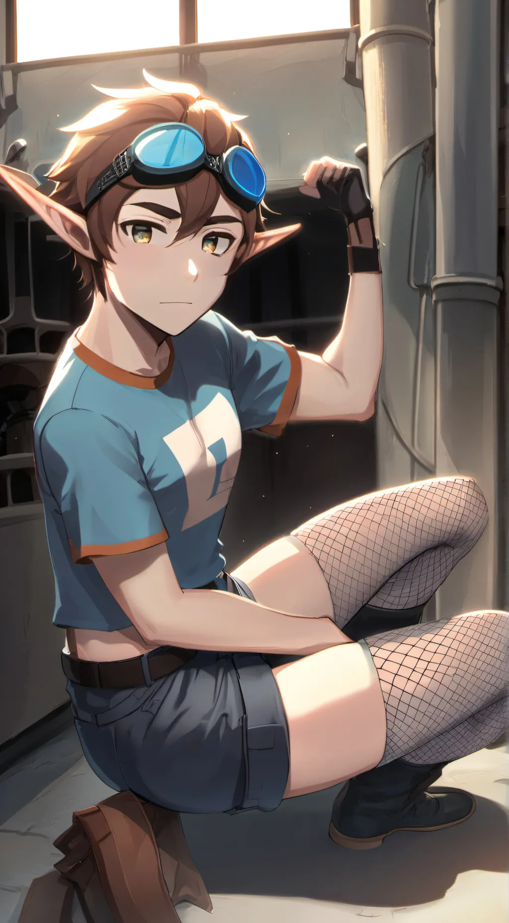 ai character: GerogeNotFound. background