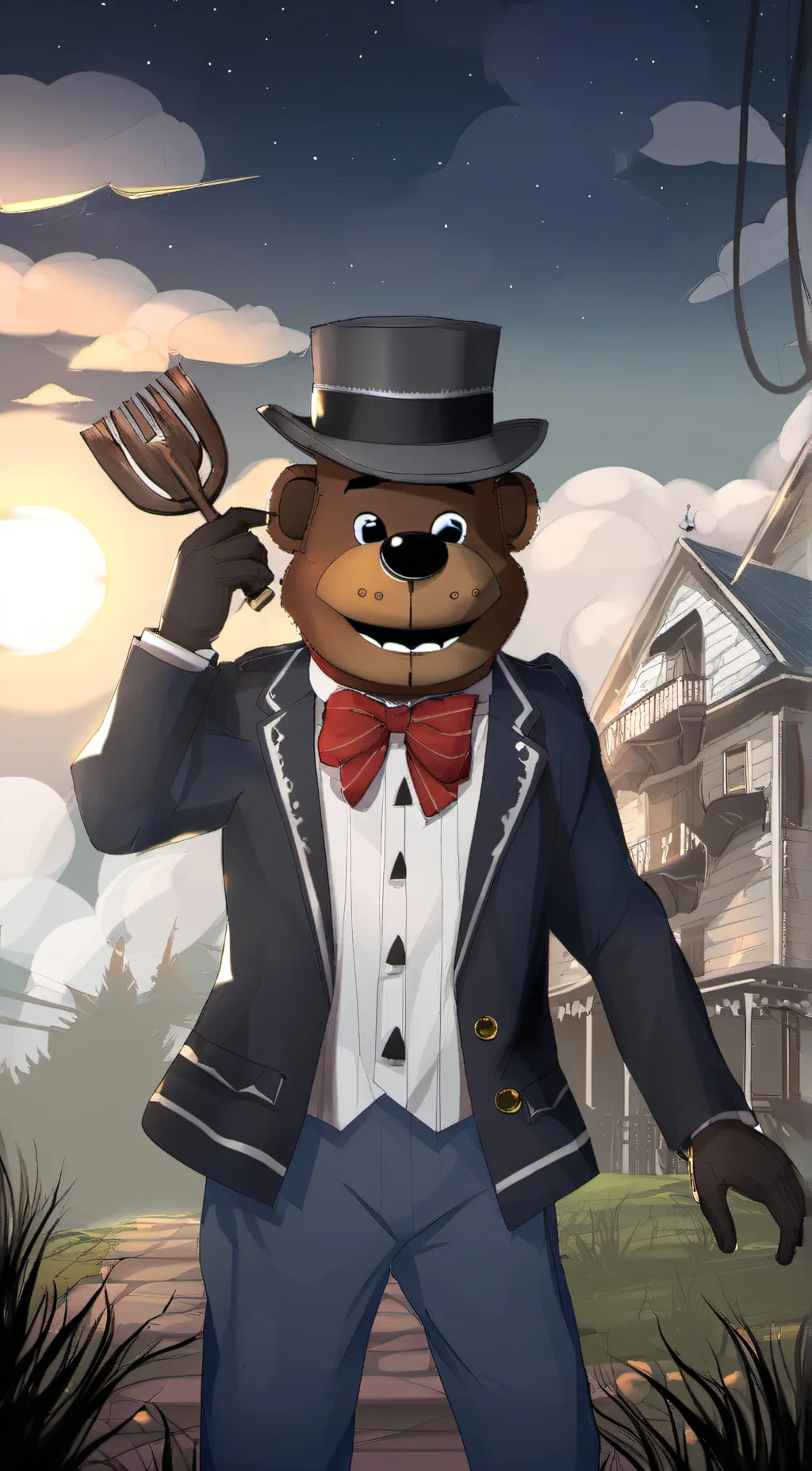 ai character: freddy background