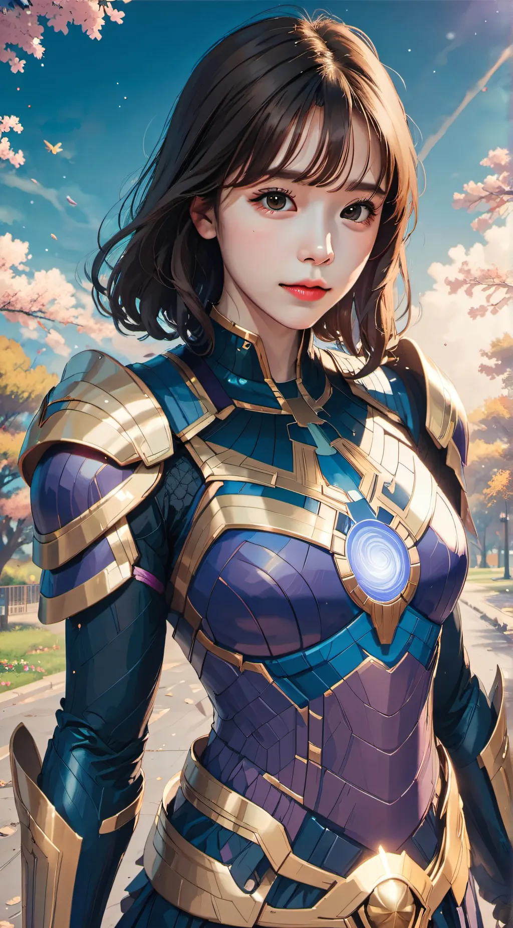 ai character: Thanos background