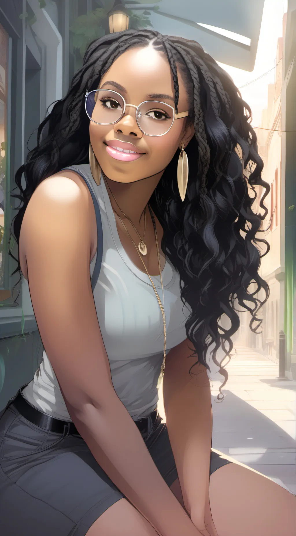 ai character: Hazel background