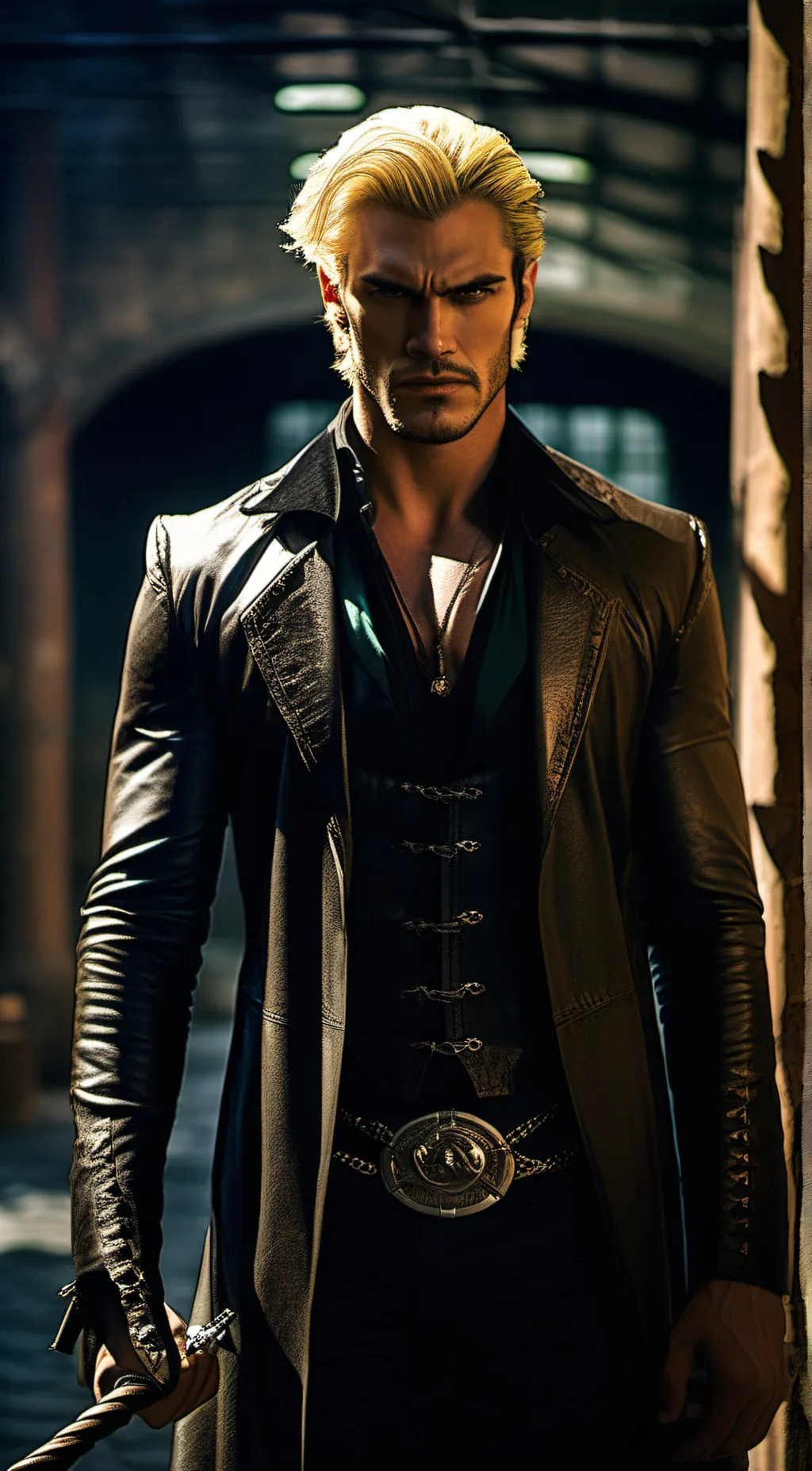 ai character: Damian background