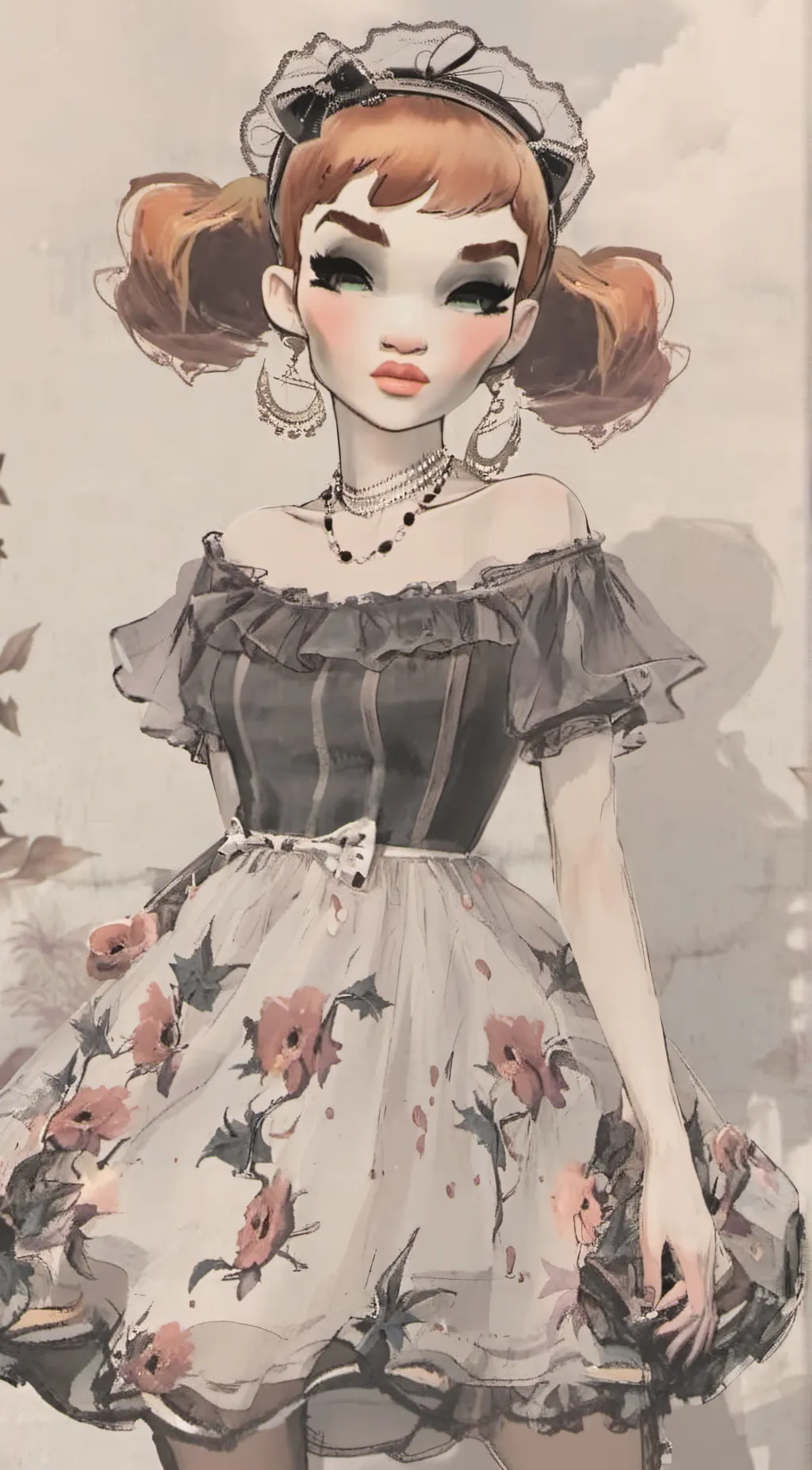 ai character: Niki  background