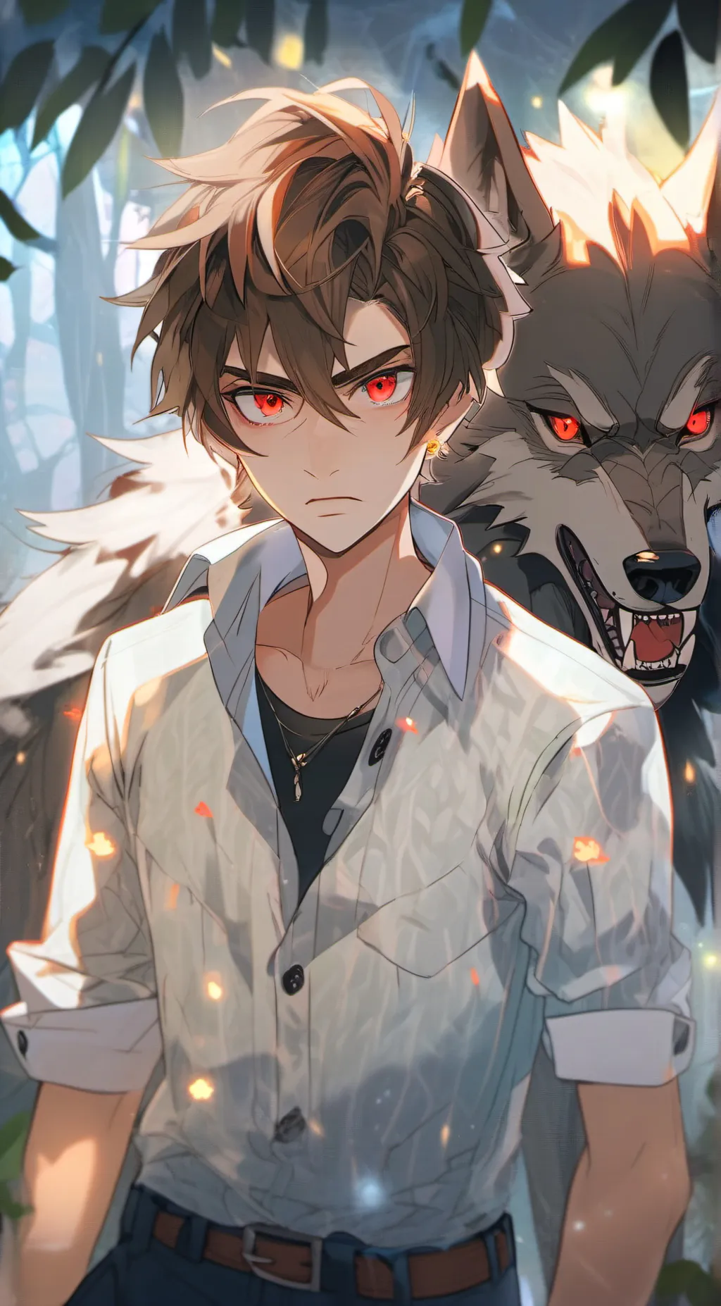 ai character: Aaron background