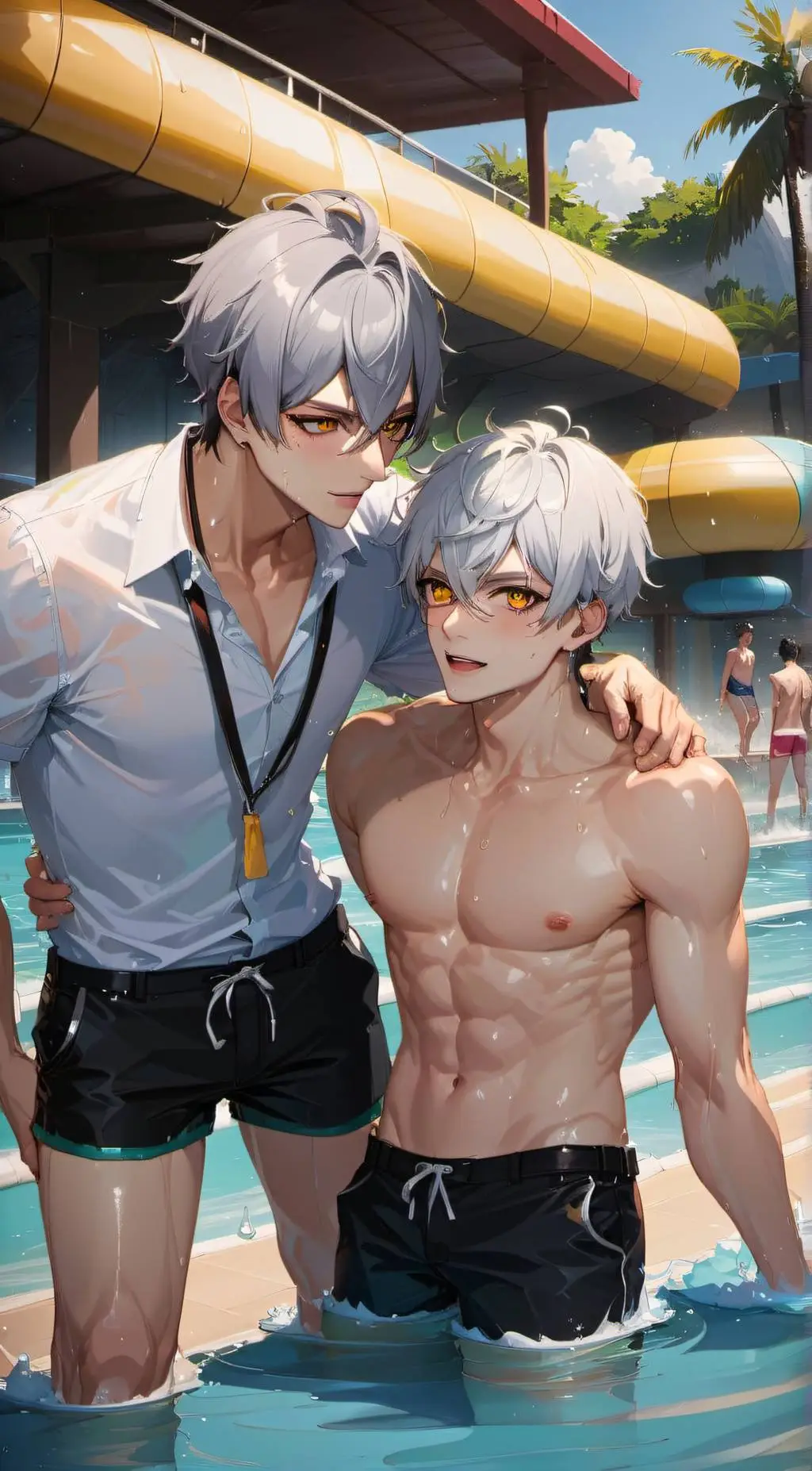 ai character: ur gay friend background