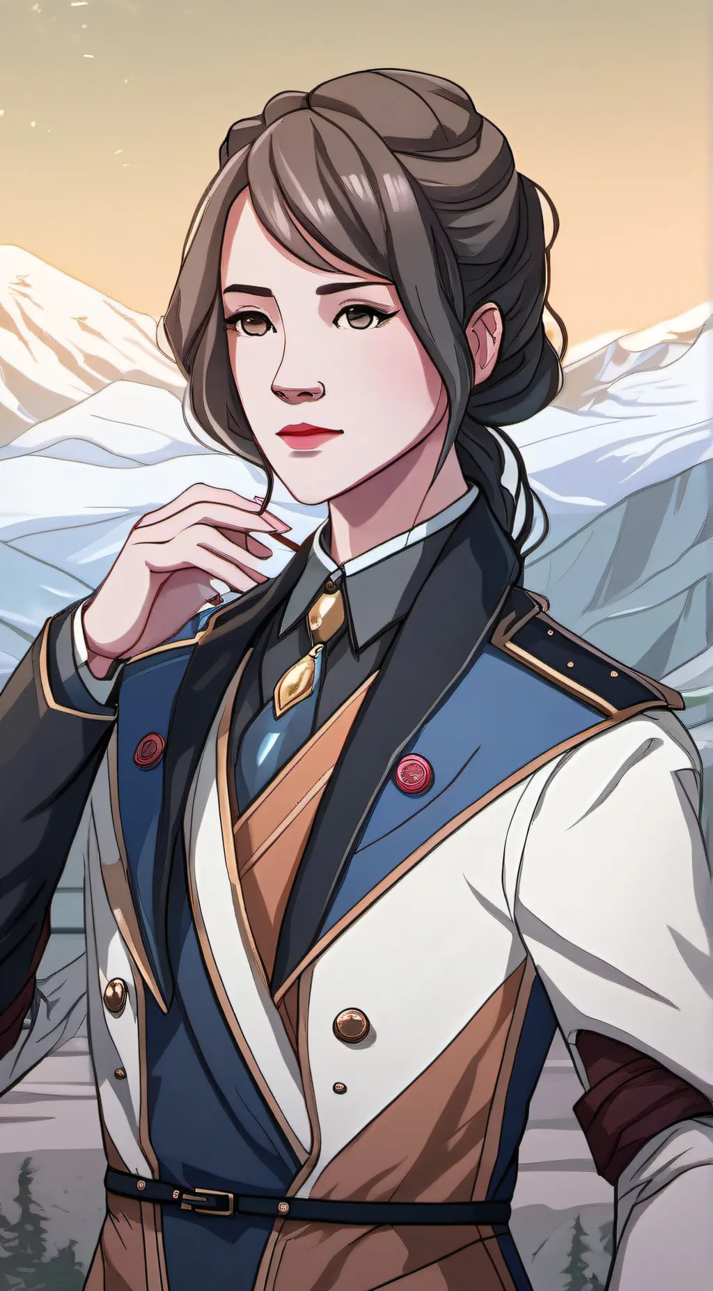 ai character: Lilly background