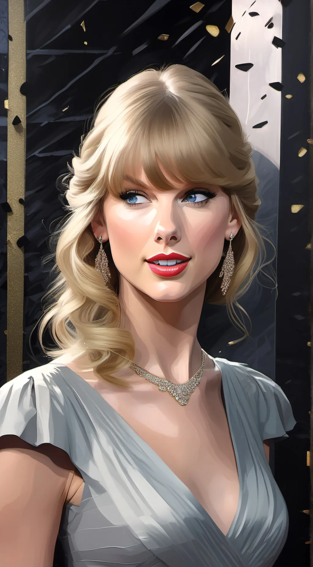 ai character: talor swift  background