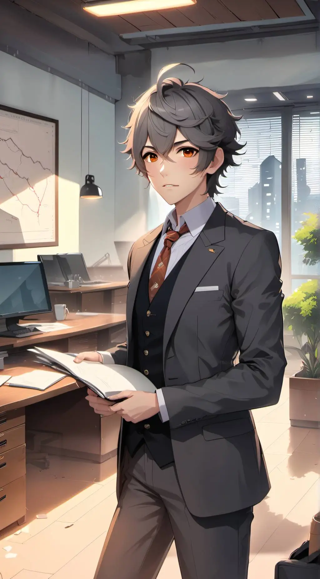 ai character: Blaine background