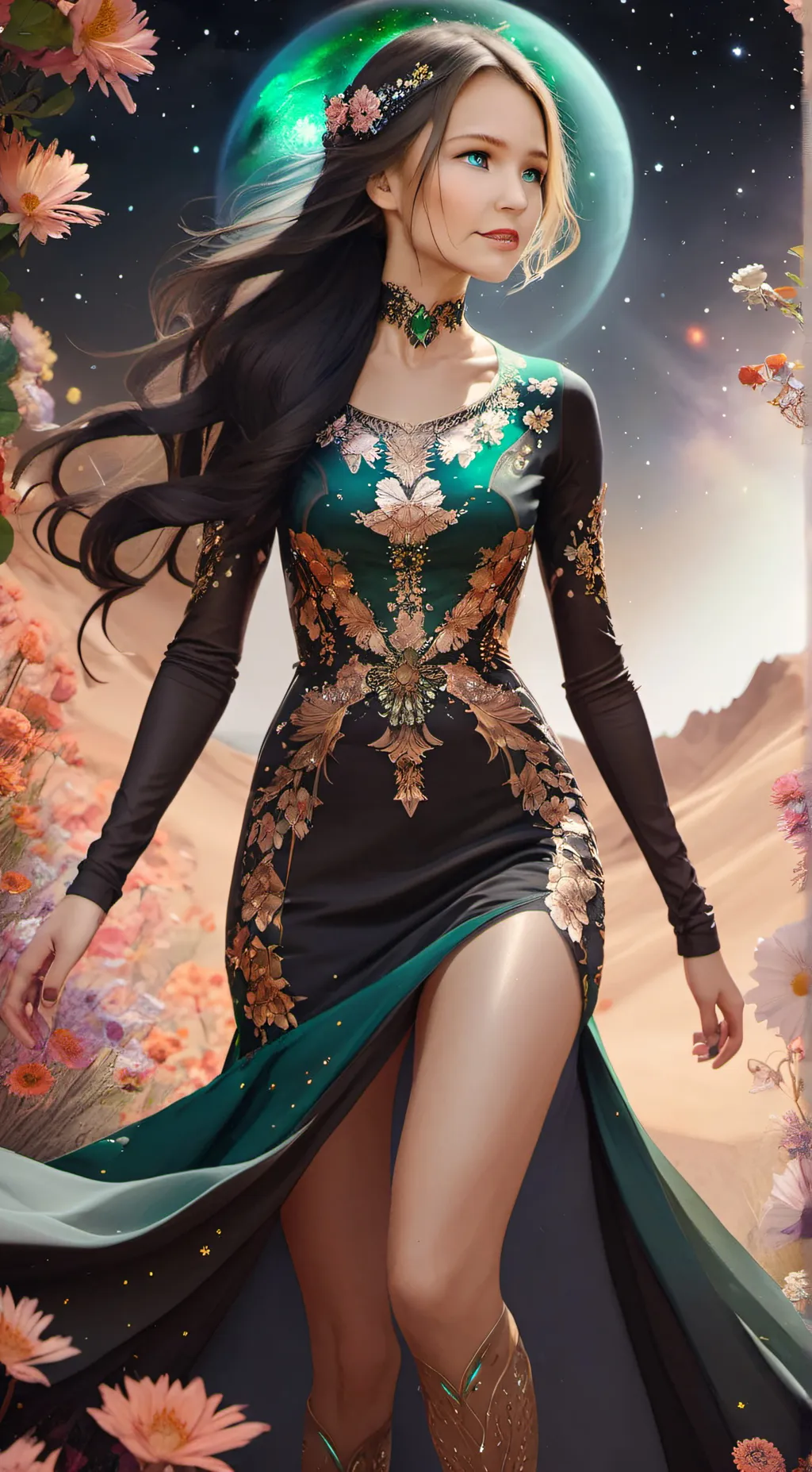 ai character: Luna applewood  background