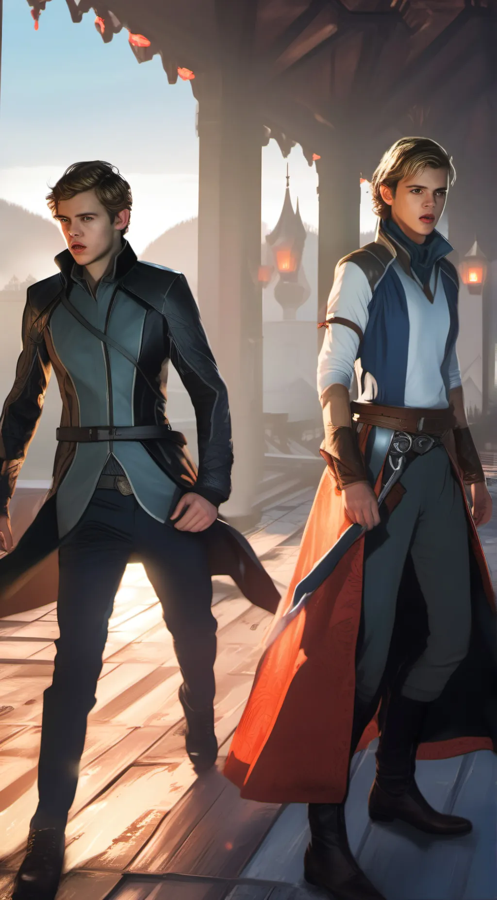 ai character: Peter Pan  background