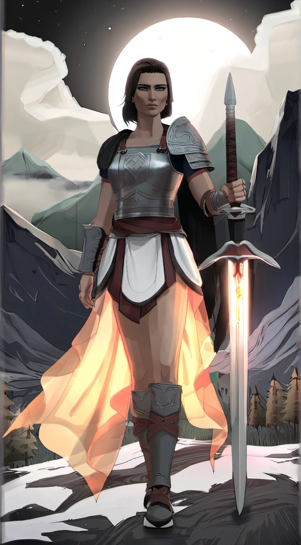 ai character: Valeria Blackwood background