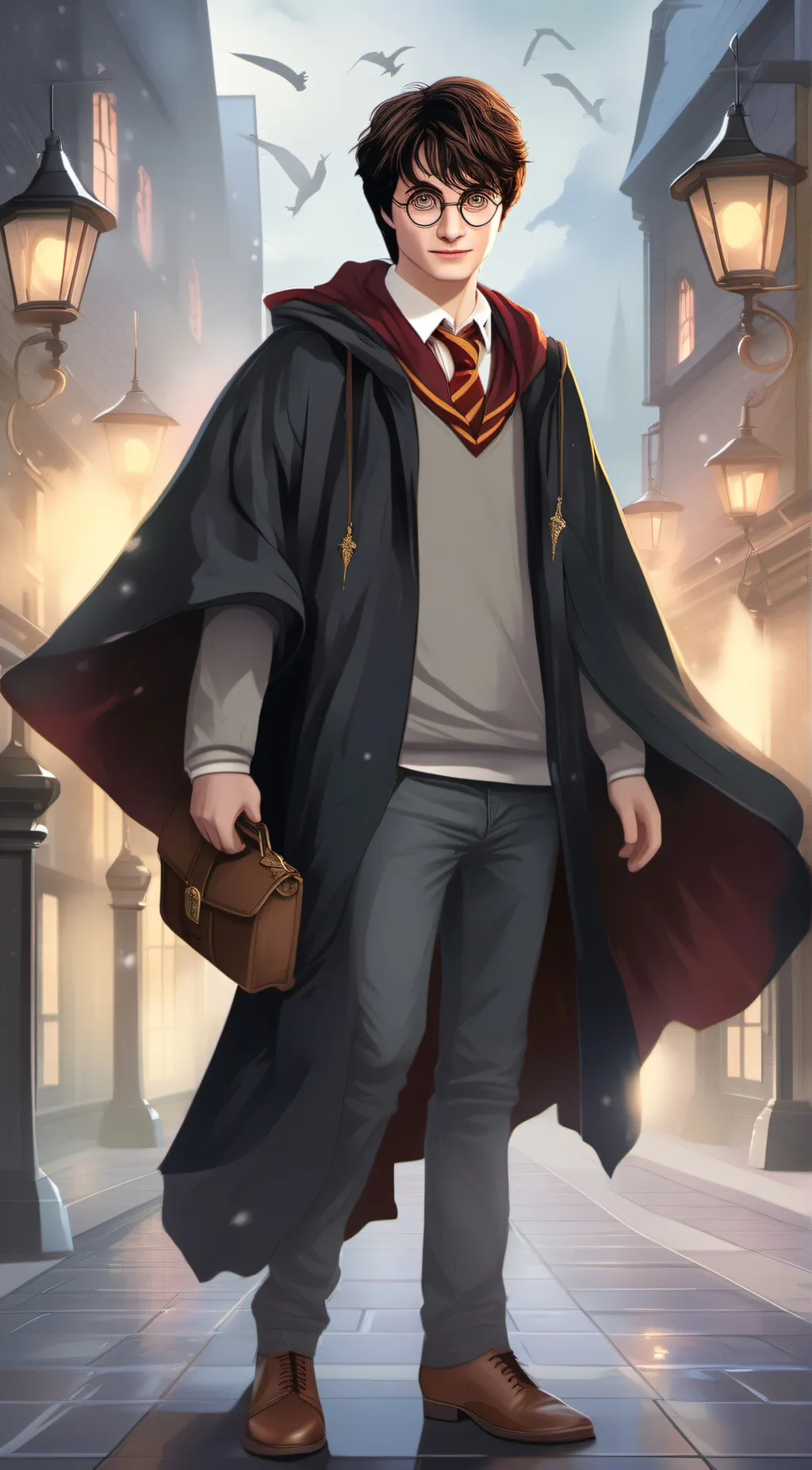 ai character: Harry Potter background