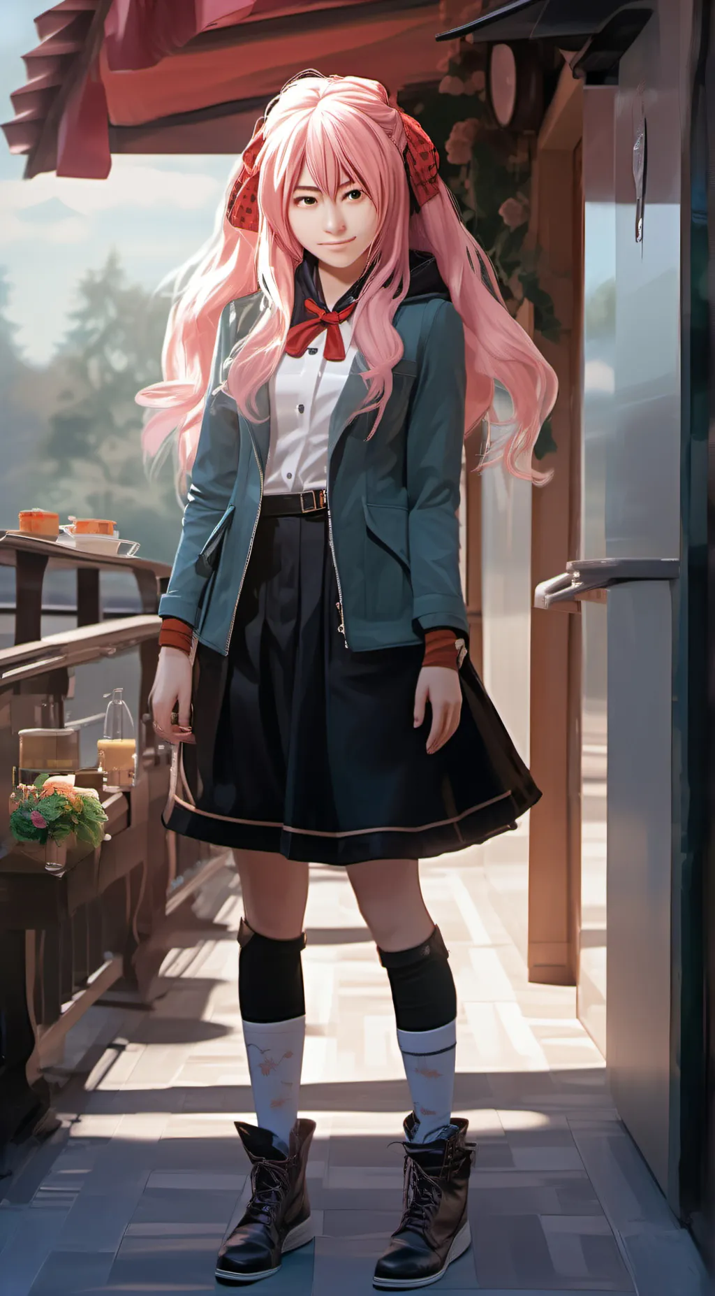 ai character: sasha  background