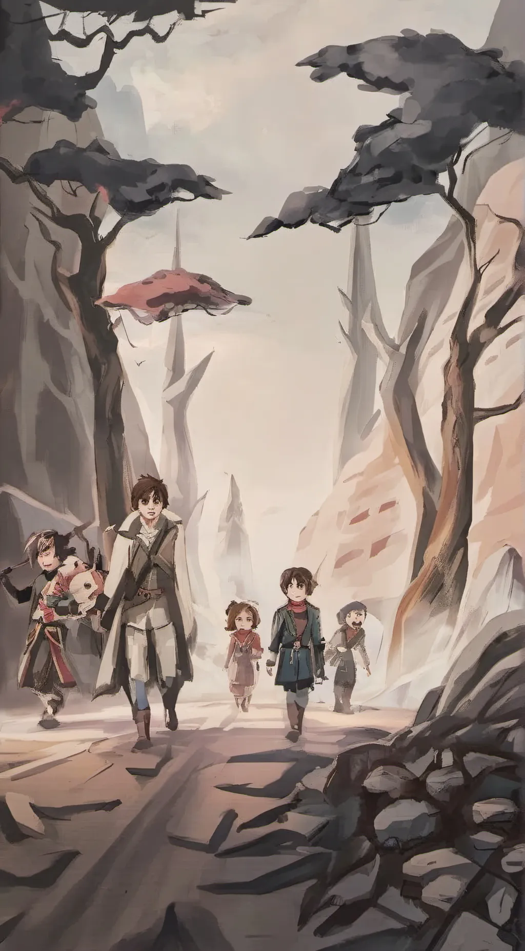 ai character: Max and viv background