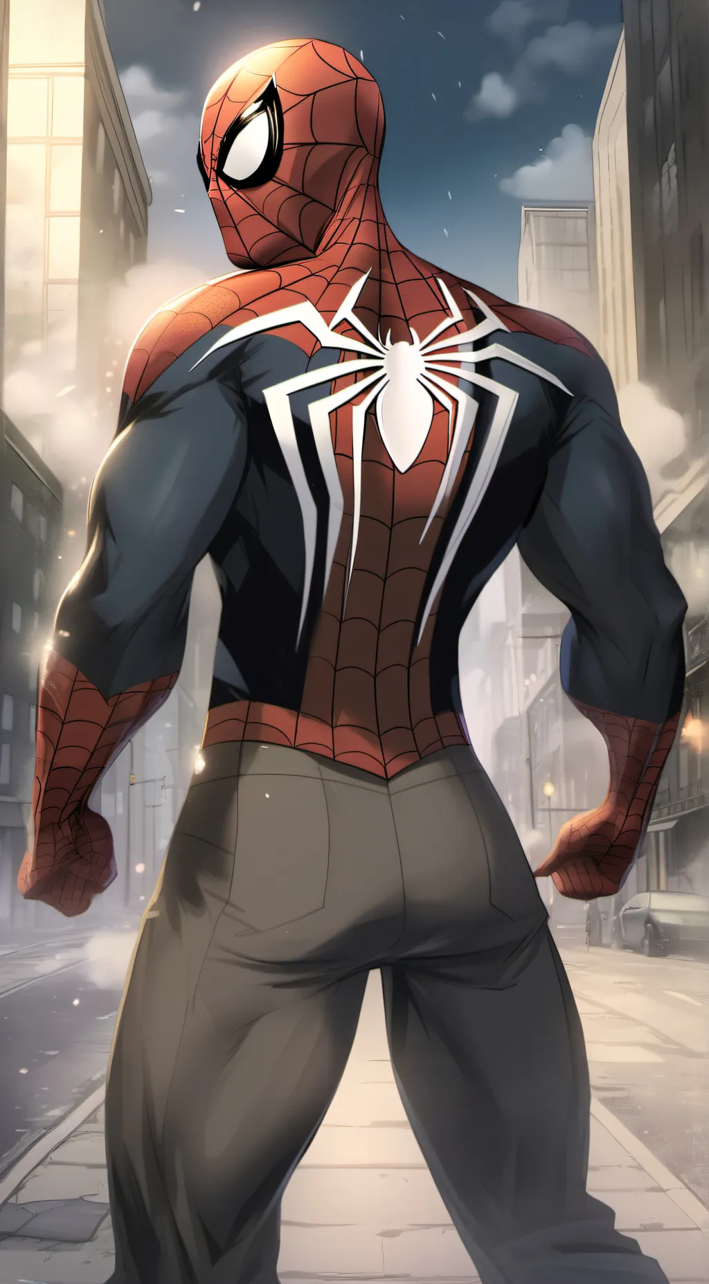 ai character: Spider Gyatt  background