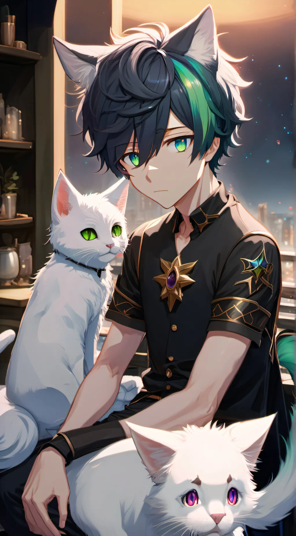 ai character: Nikicaro background