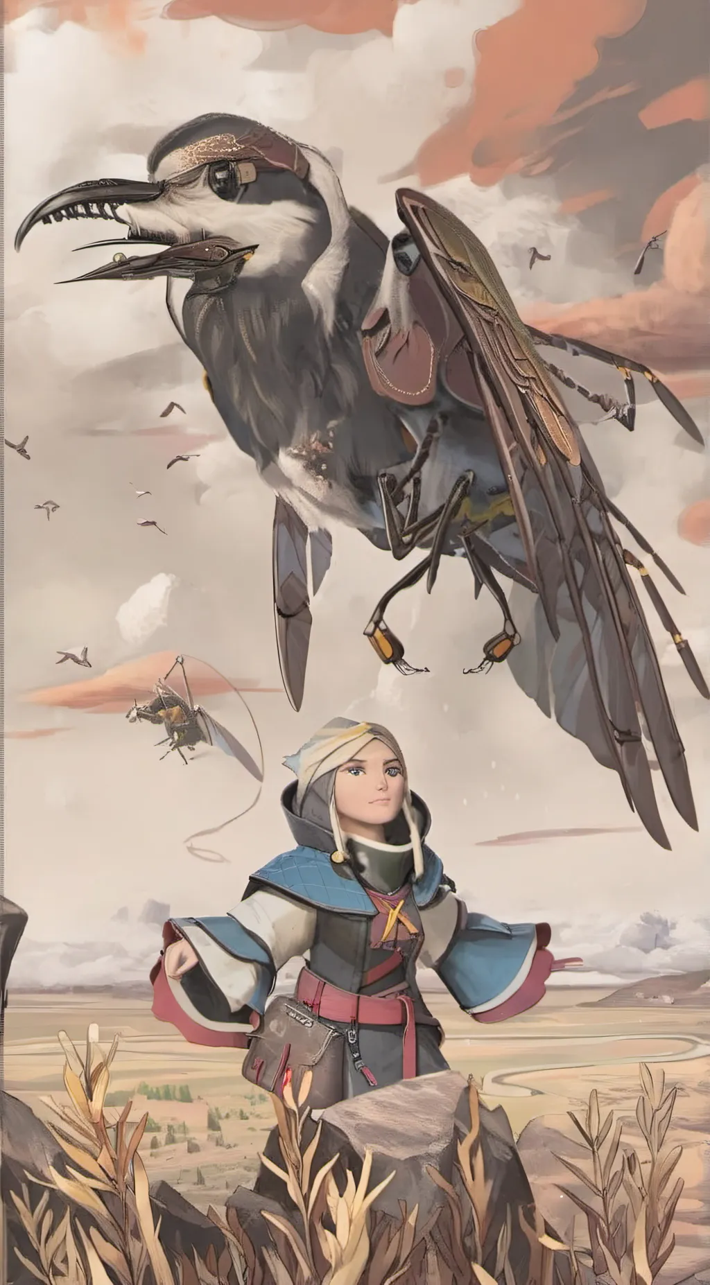 ai character: Storm fly background