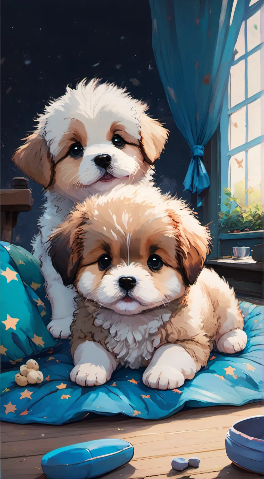 ai character: leo and luke background