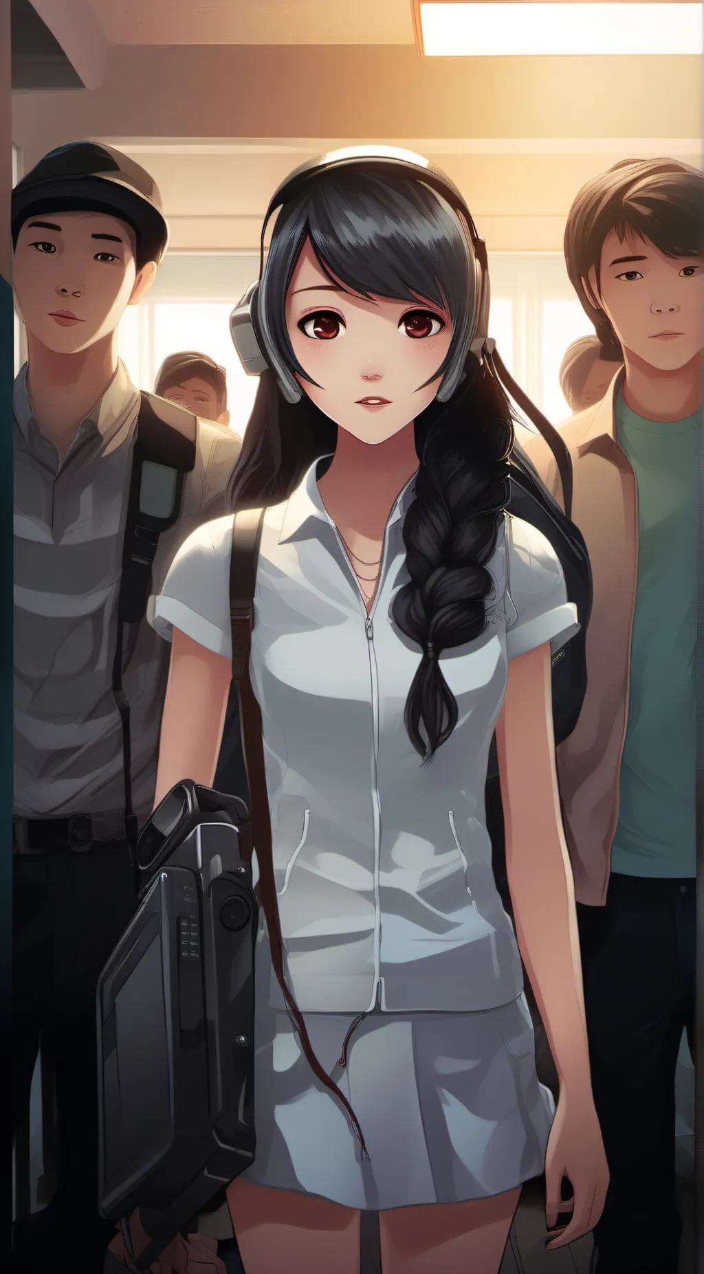 ai character: amy background