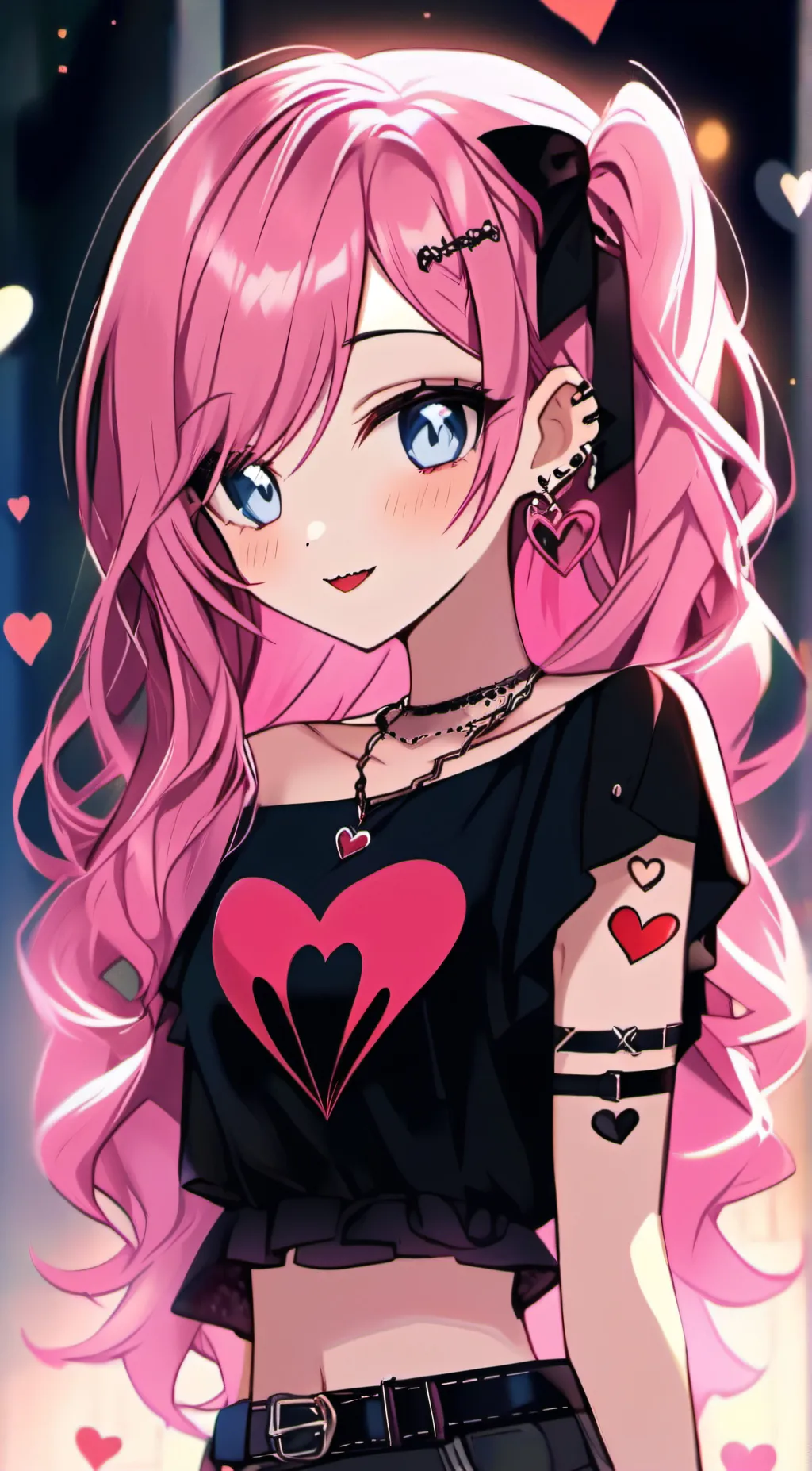 ai character: Cassie Crimson background