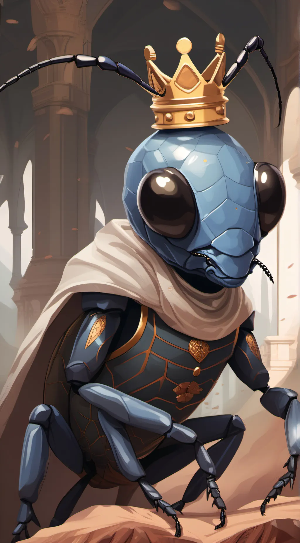 ai character: Queener background