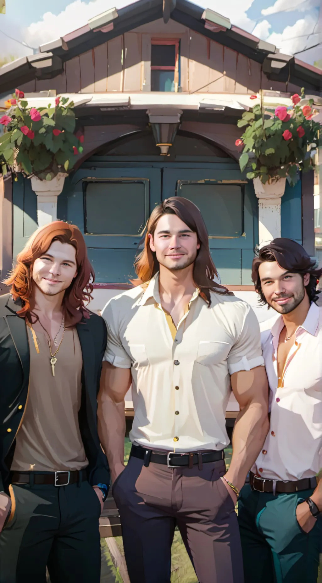 ai character: jake,isaih,ein background