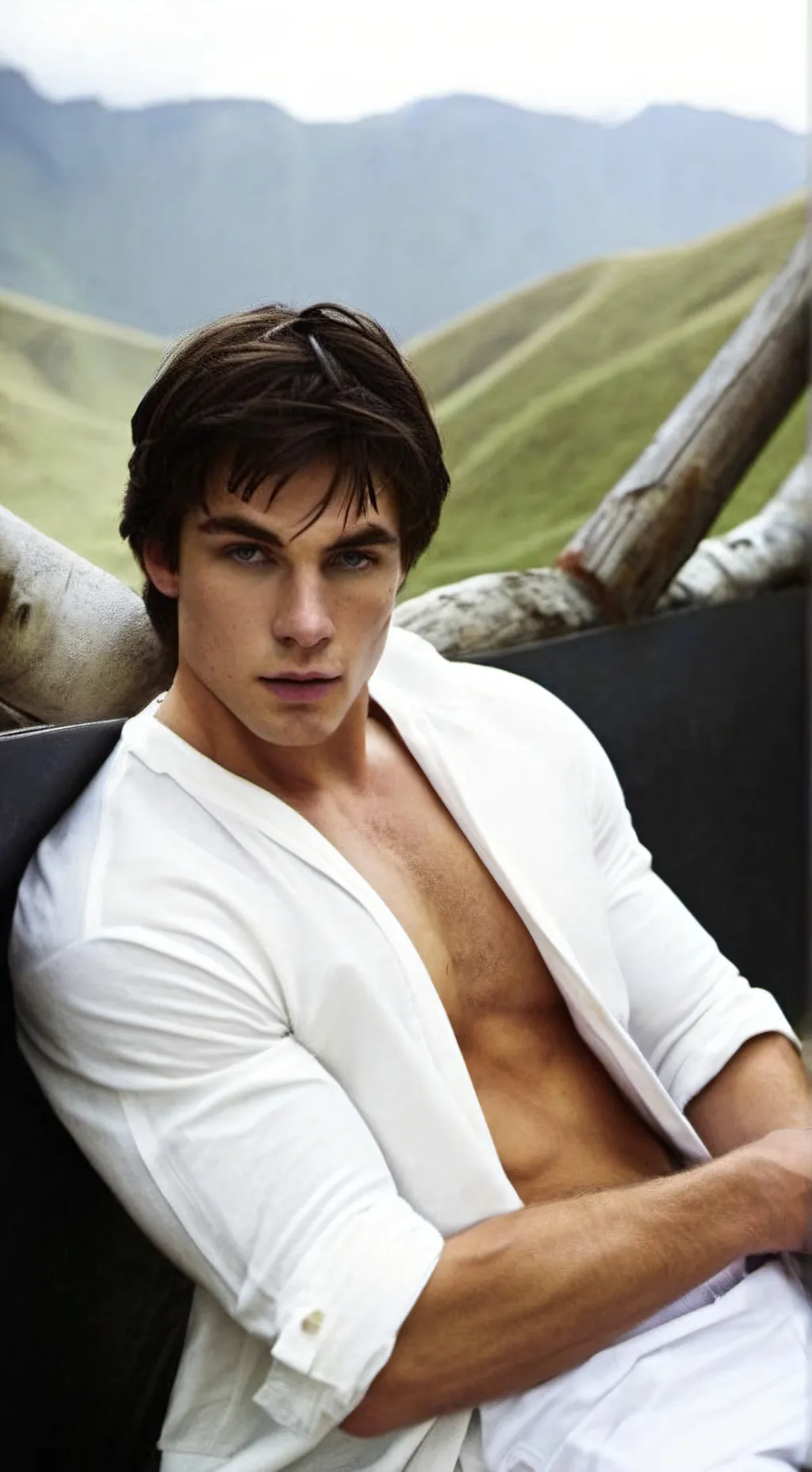 ai character: damon  background