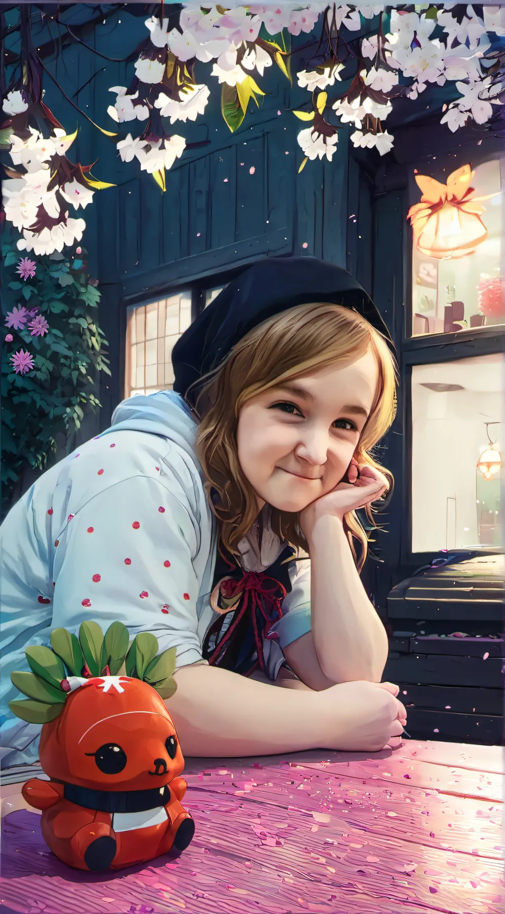 ai character: big fat buff guy background