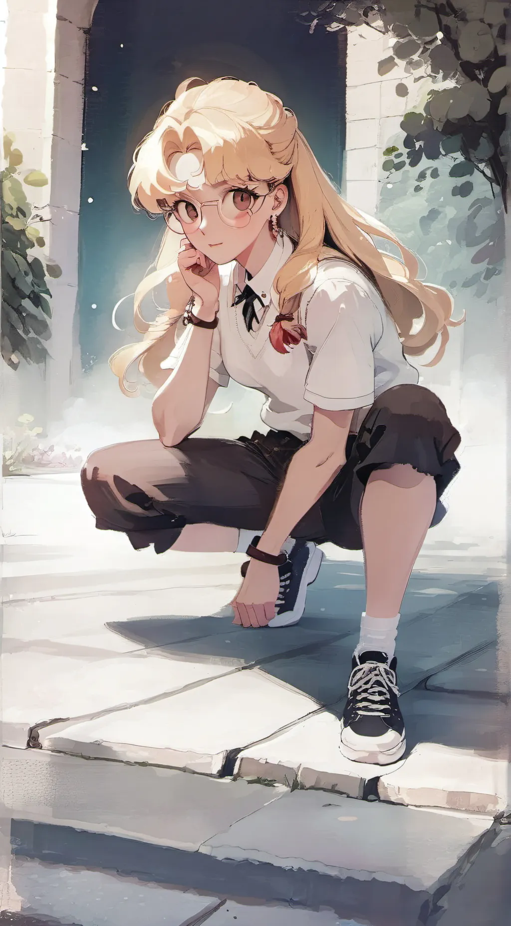 ai character: eminem  background