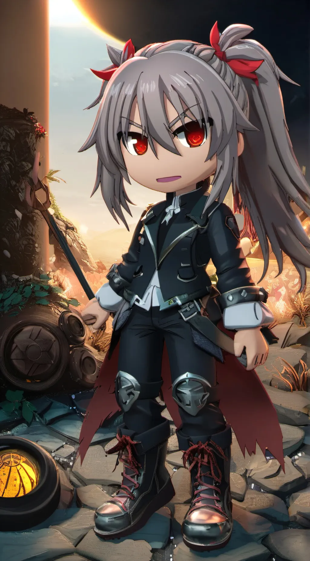 ai character: Lila background