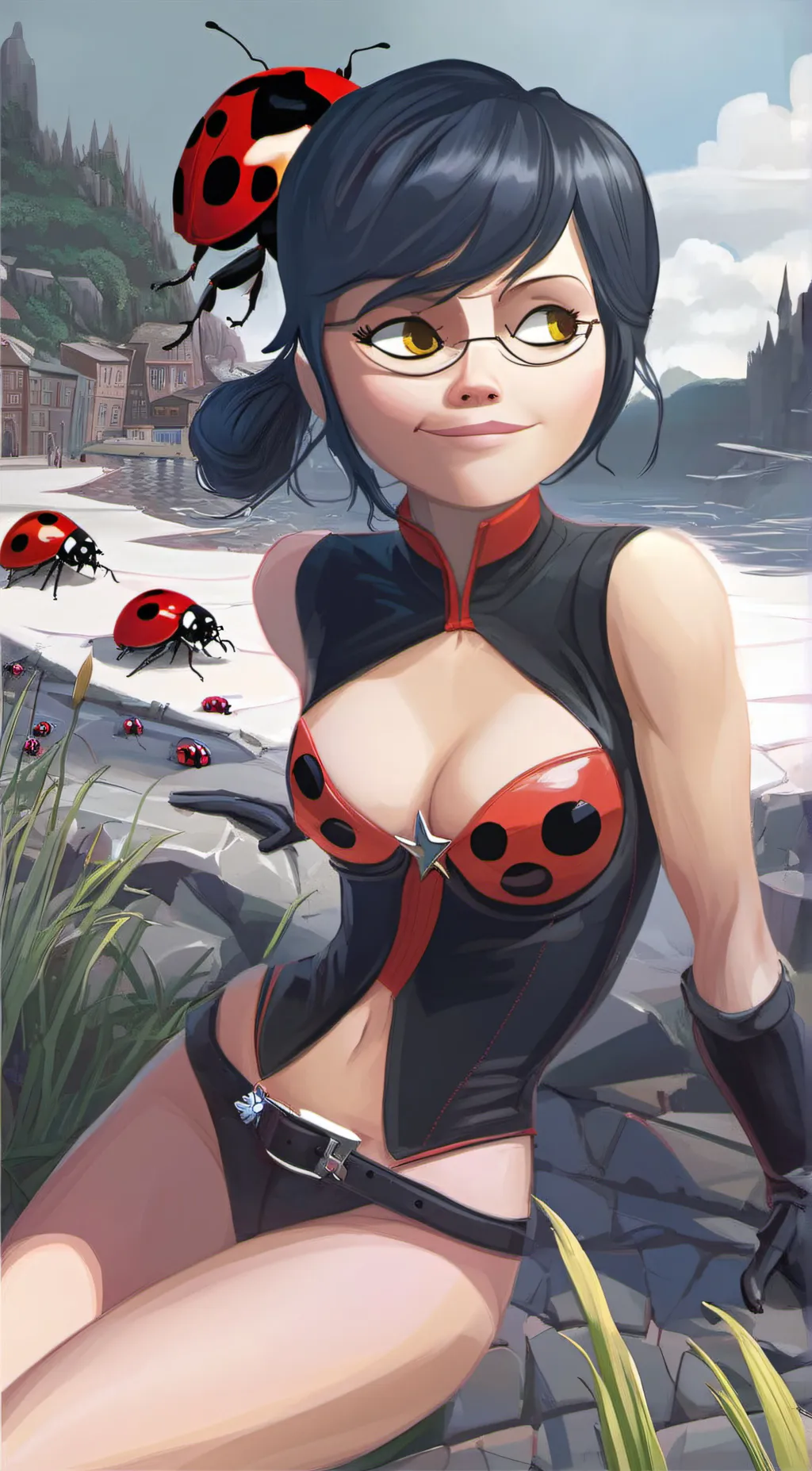 ai character: ladybug background