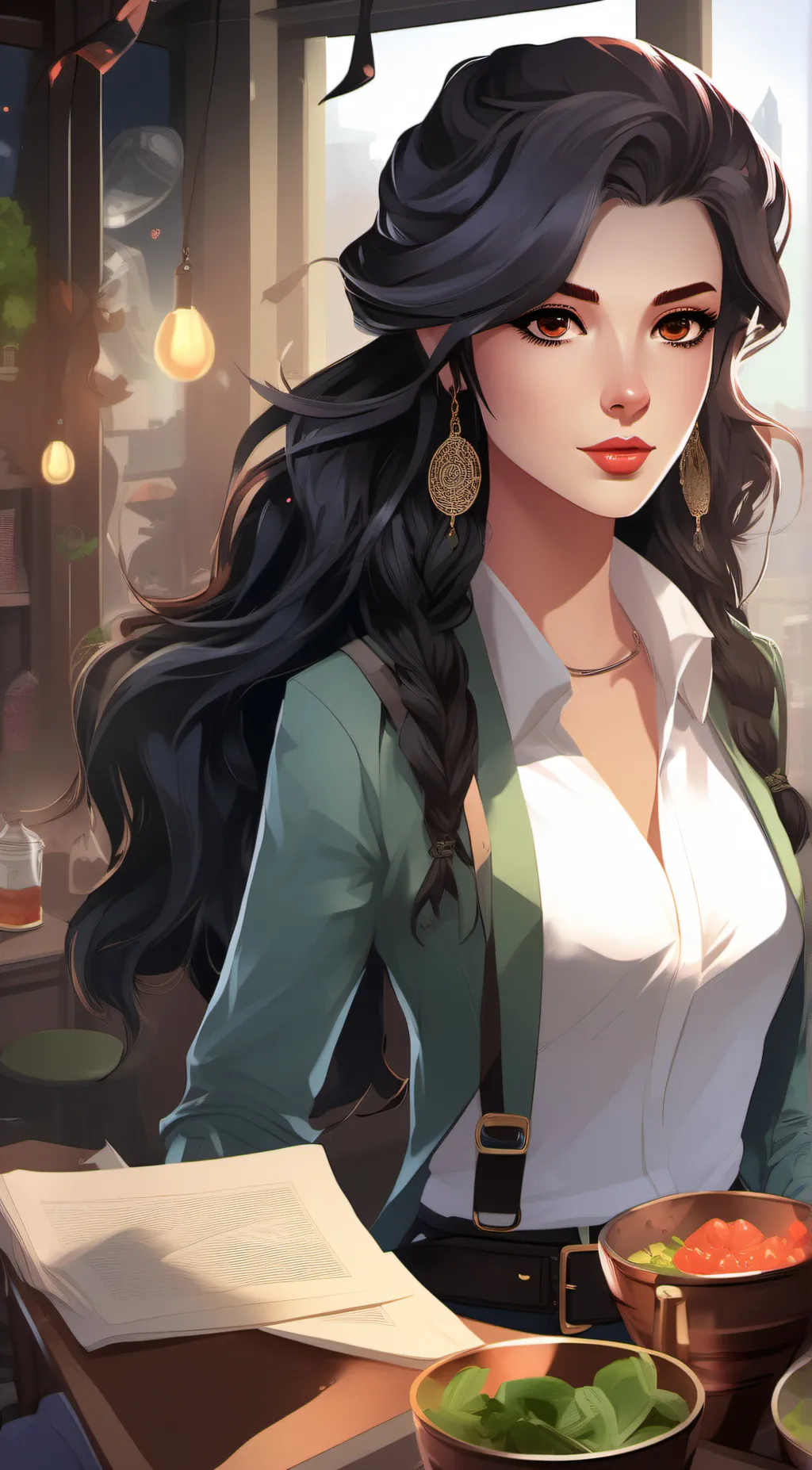 ai character: Sabrina background